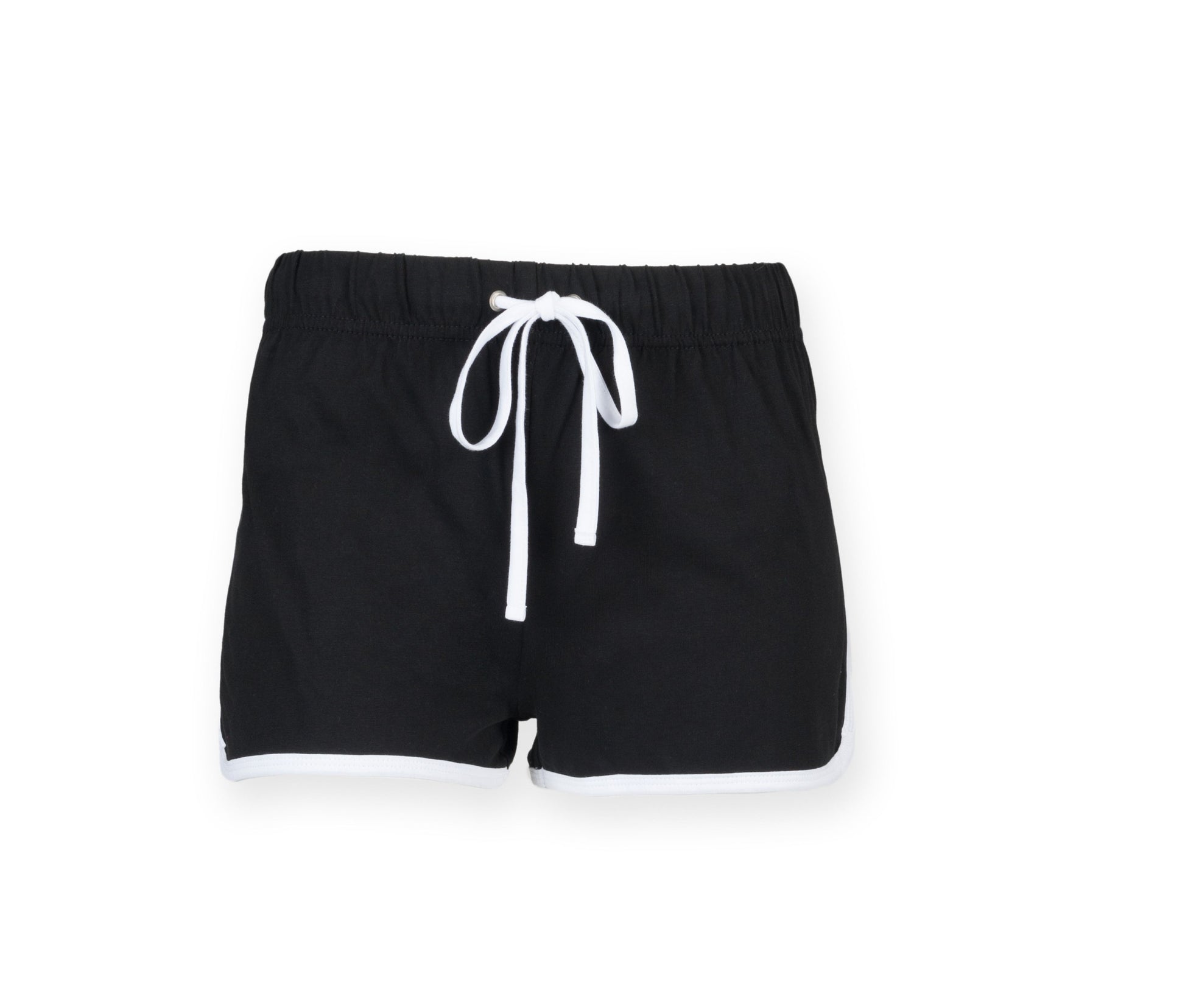 Short Rétro Femme - Black/white