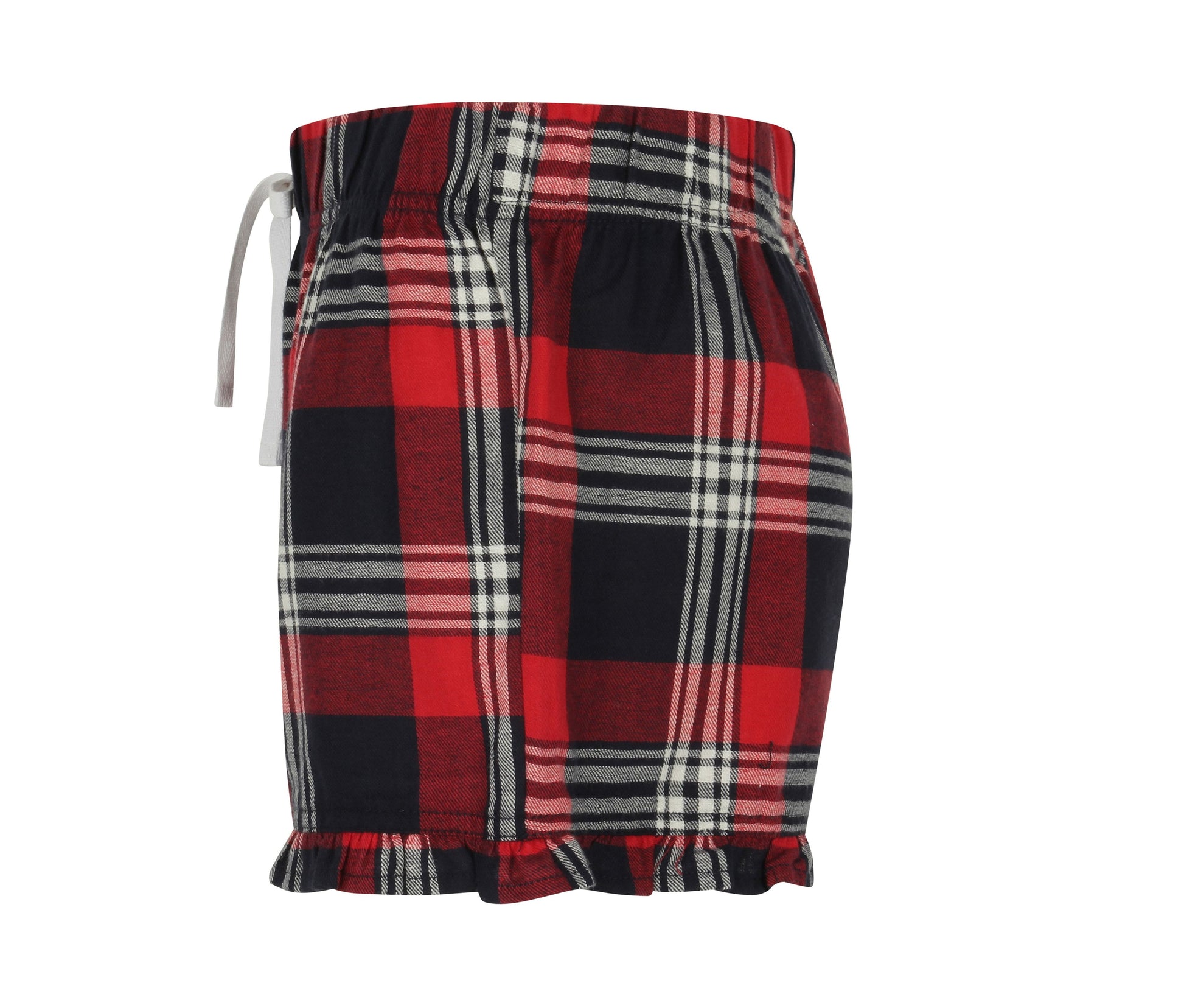 Short de Pyjama Femme - Red/navy Check