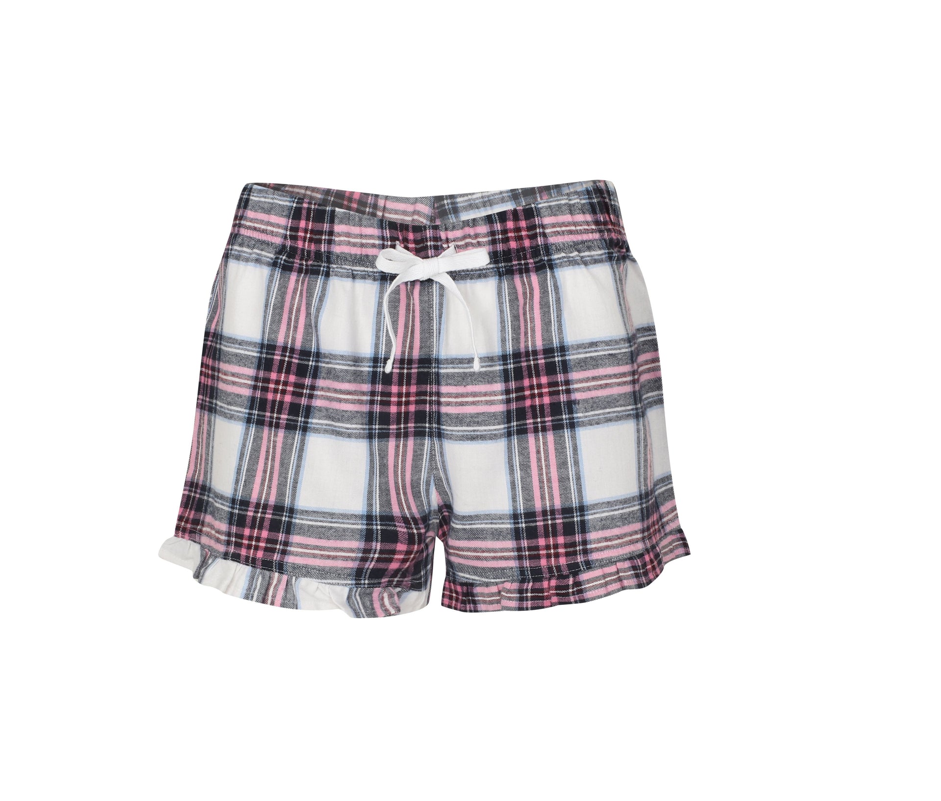 Short de Pyjama Femme - White/pink Check