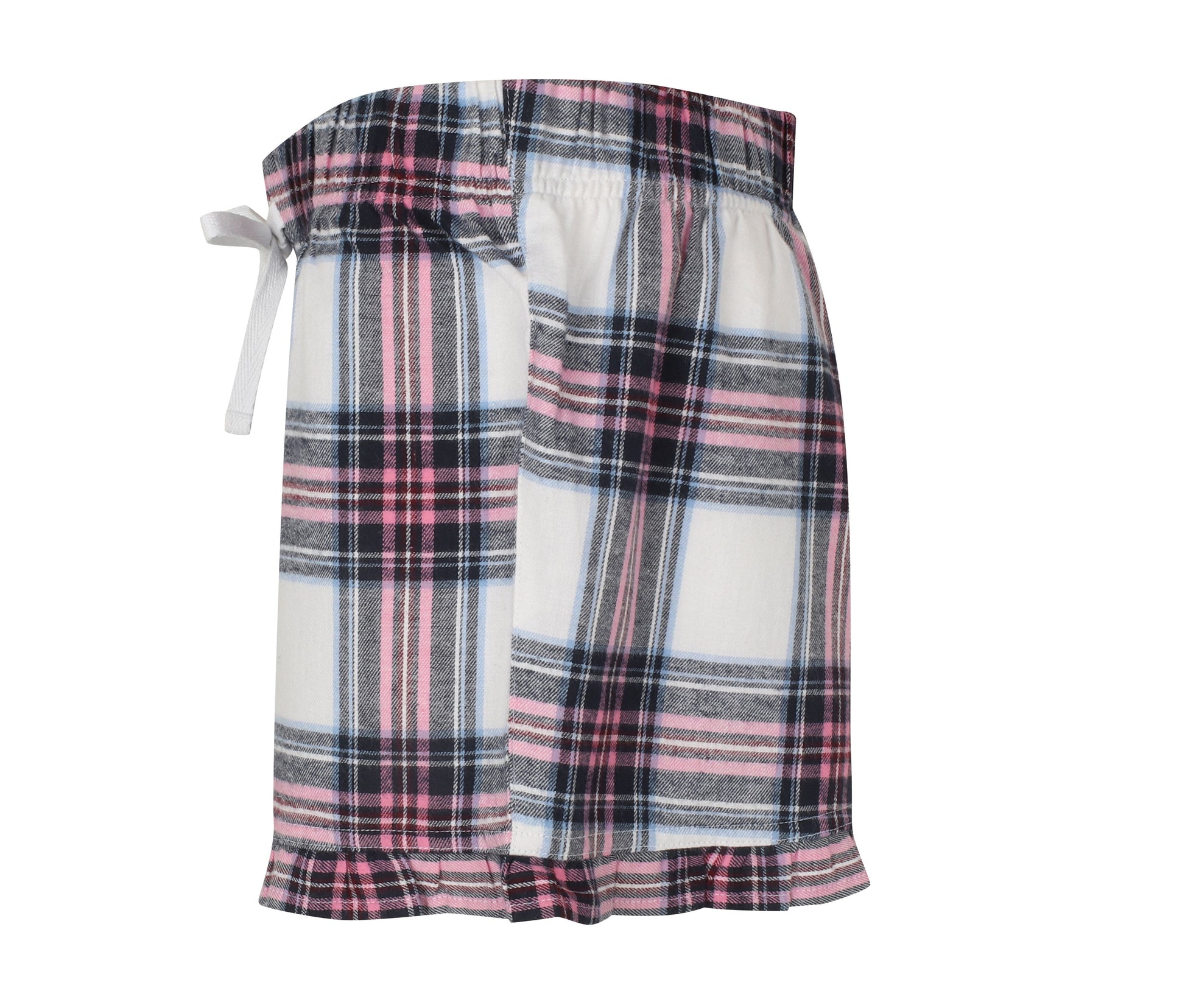 Short de Pyjama Femme - White/pink Check