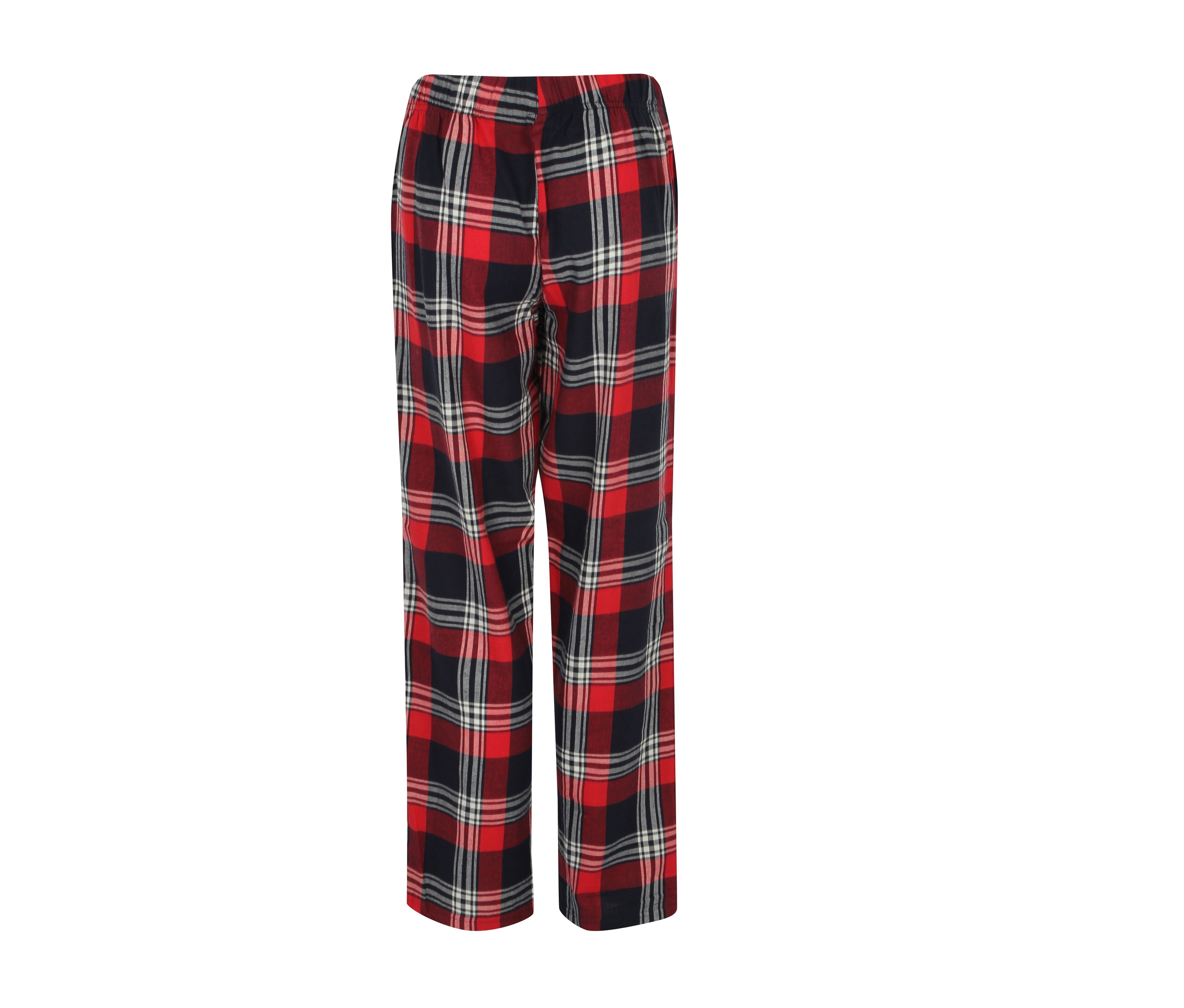 Pantalon de Pyjama Femme - Red/navy Check