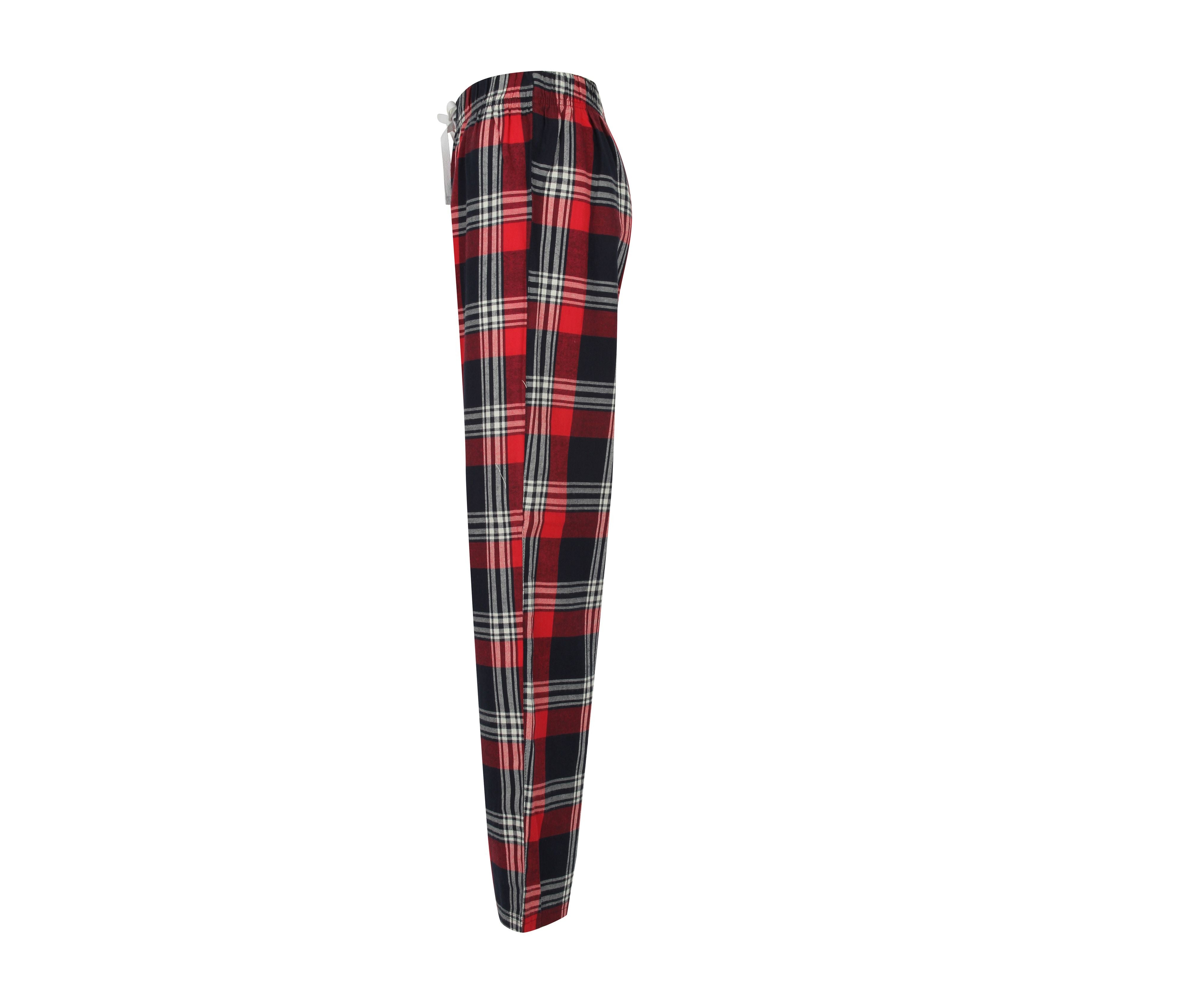 Pantalon de Pyjama Femme - Red/navy Check