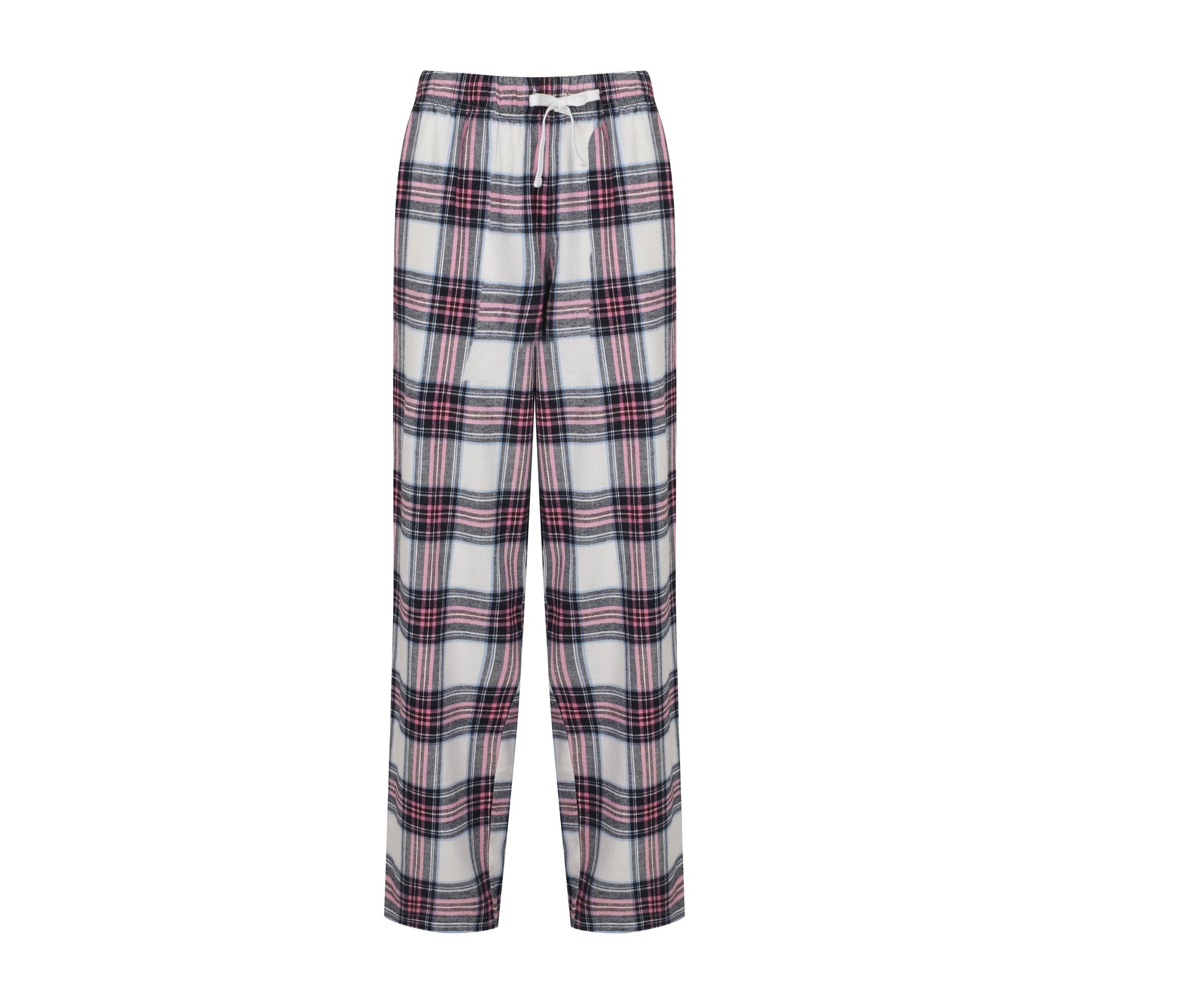 Pantalon de Pyjama Femme - White/pink Check
