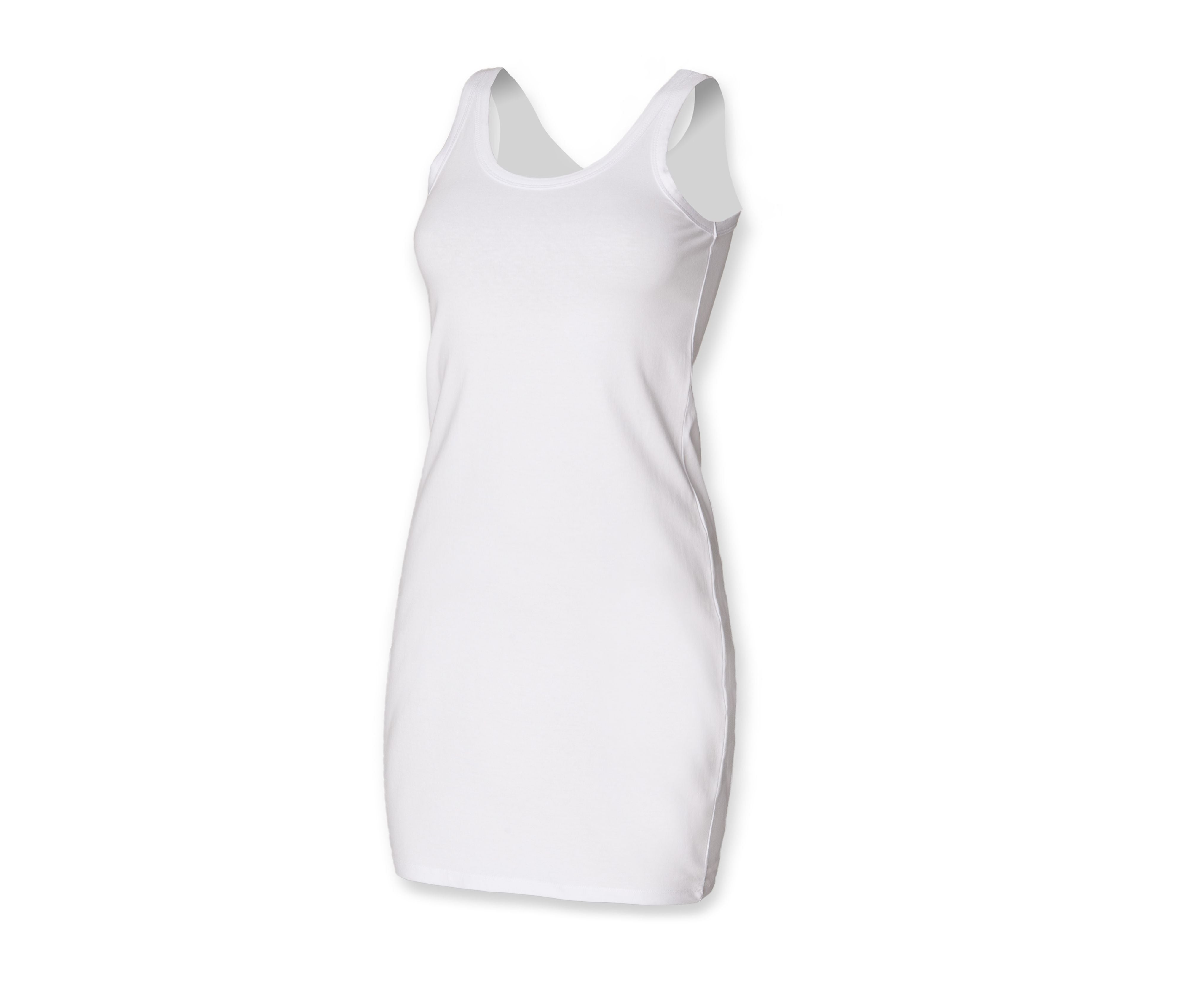 Robe Sans Manche - White