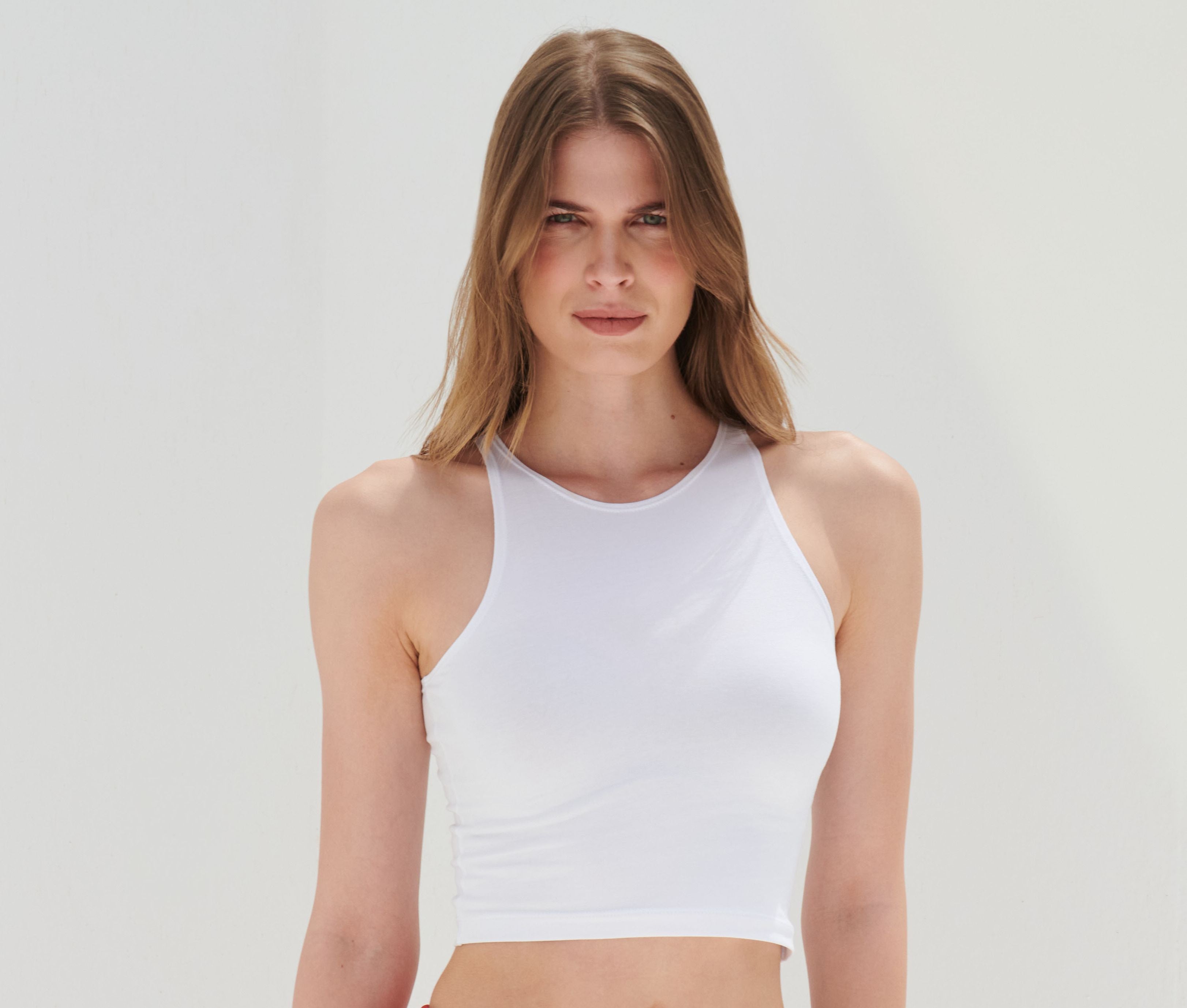 Tee-shirt femme court