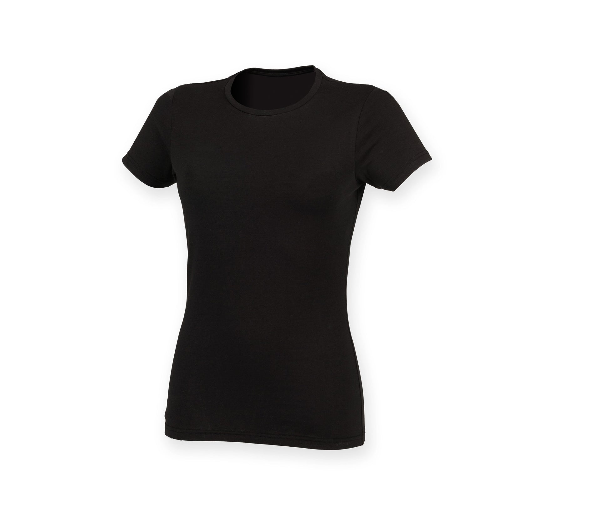 Tee-Shirt Stretch Femme - Black