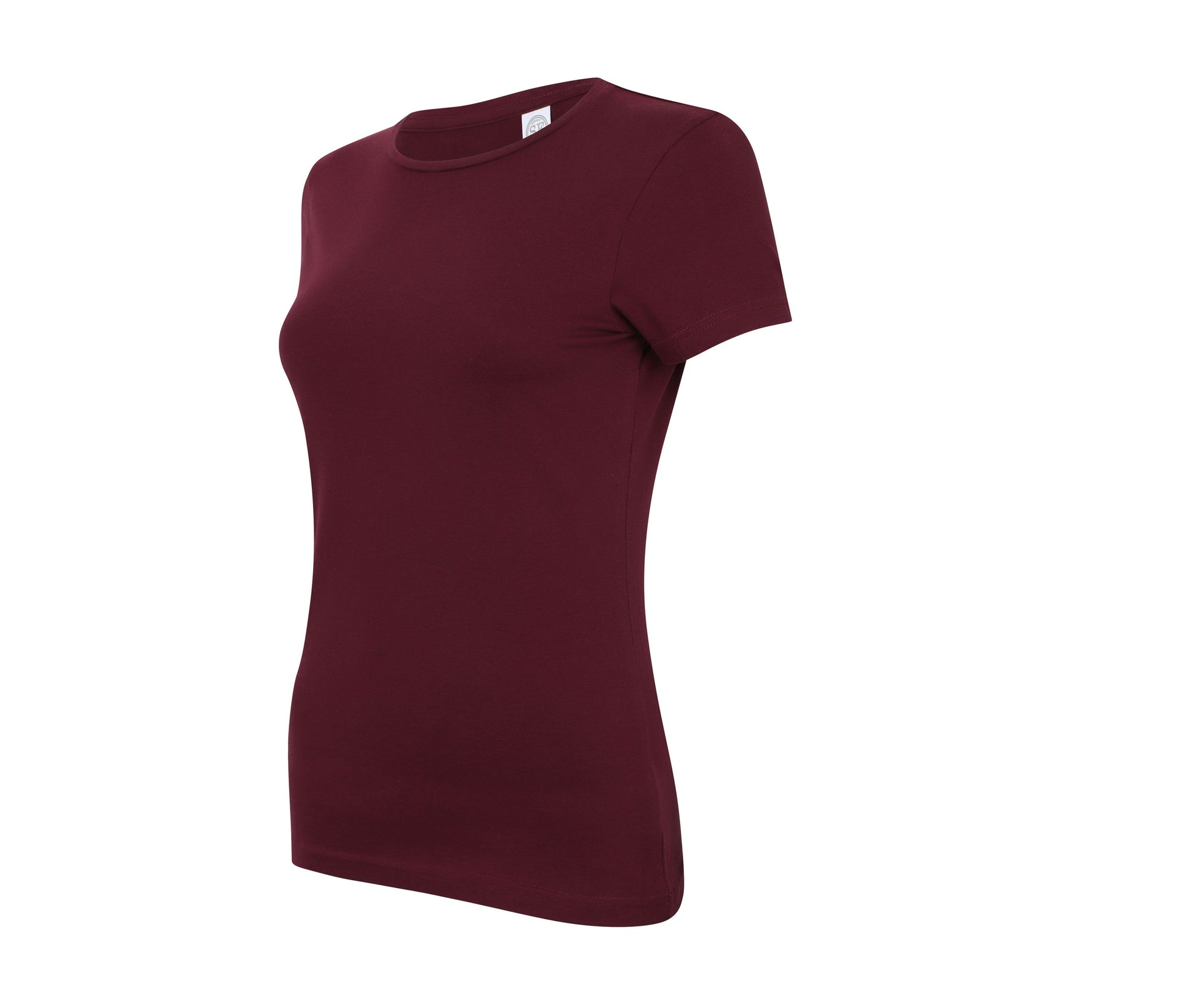 Tee-Shirt Stretch Femme - Burgundy
