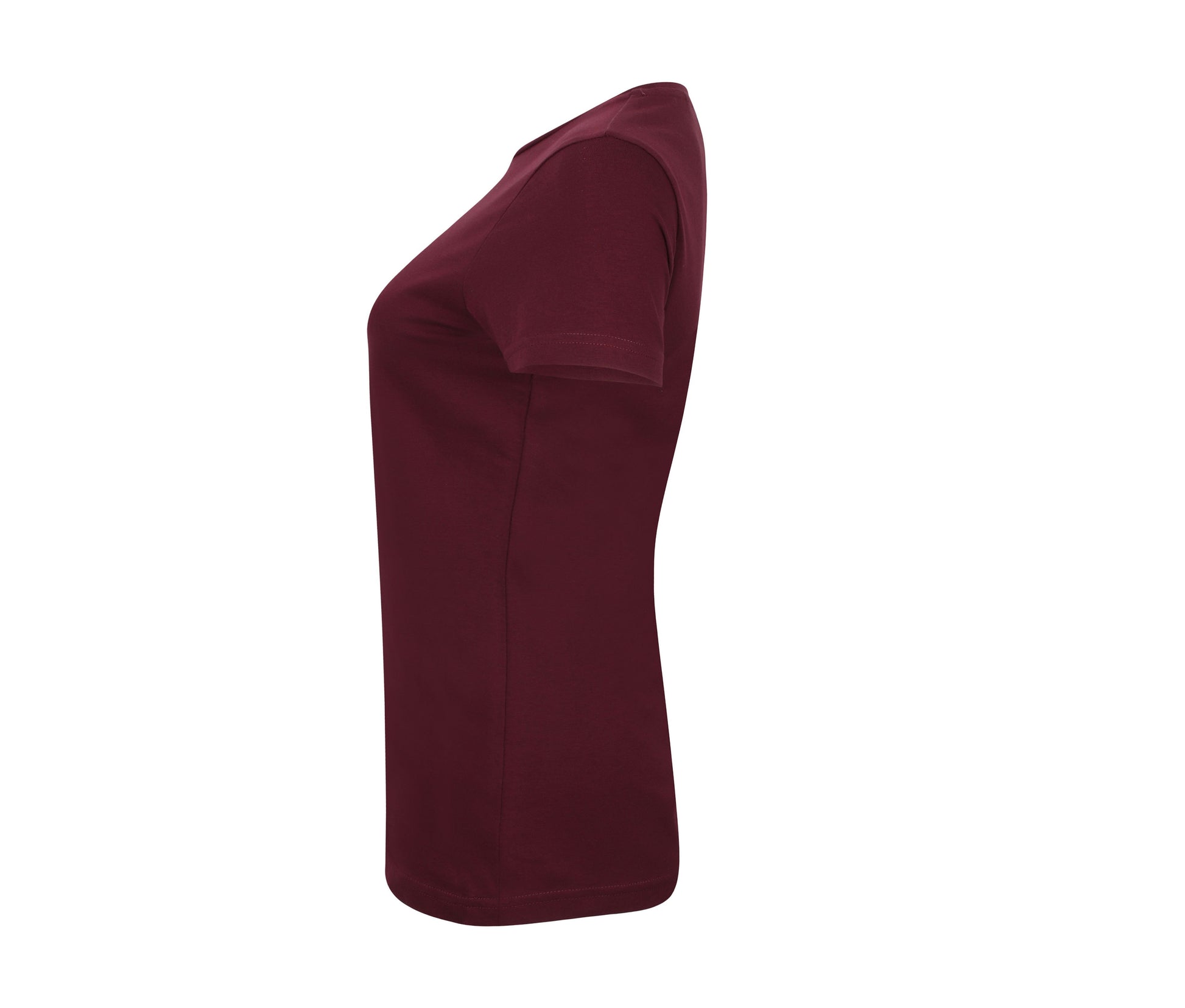 Tee-Shirt Stretch Femme - Burgundy