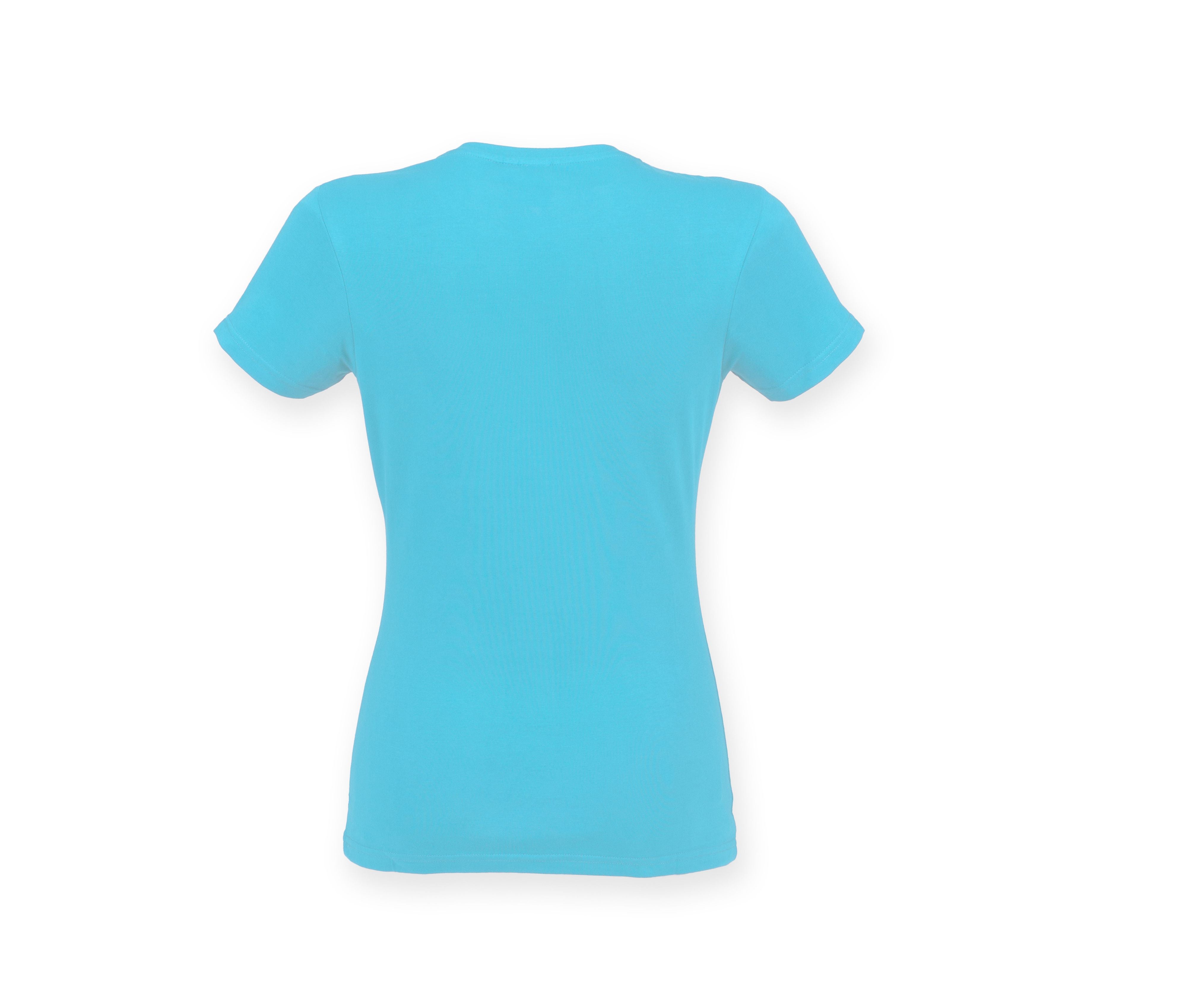 Tee-Shirt Stretch Femme - Surf Blue