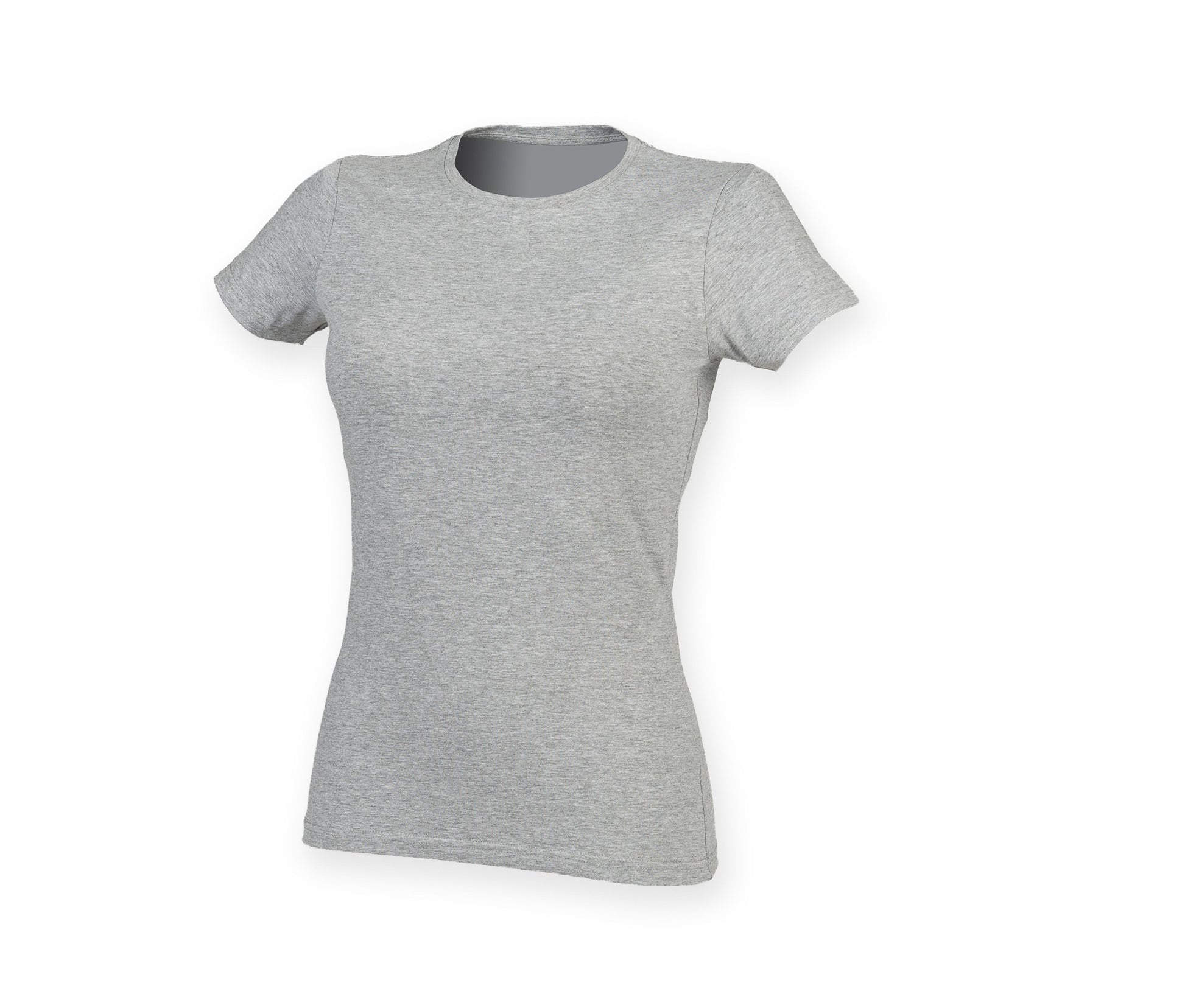 Tee-Shirt Stretch Femme - Heather Grey