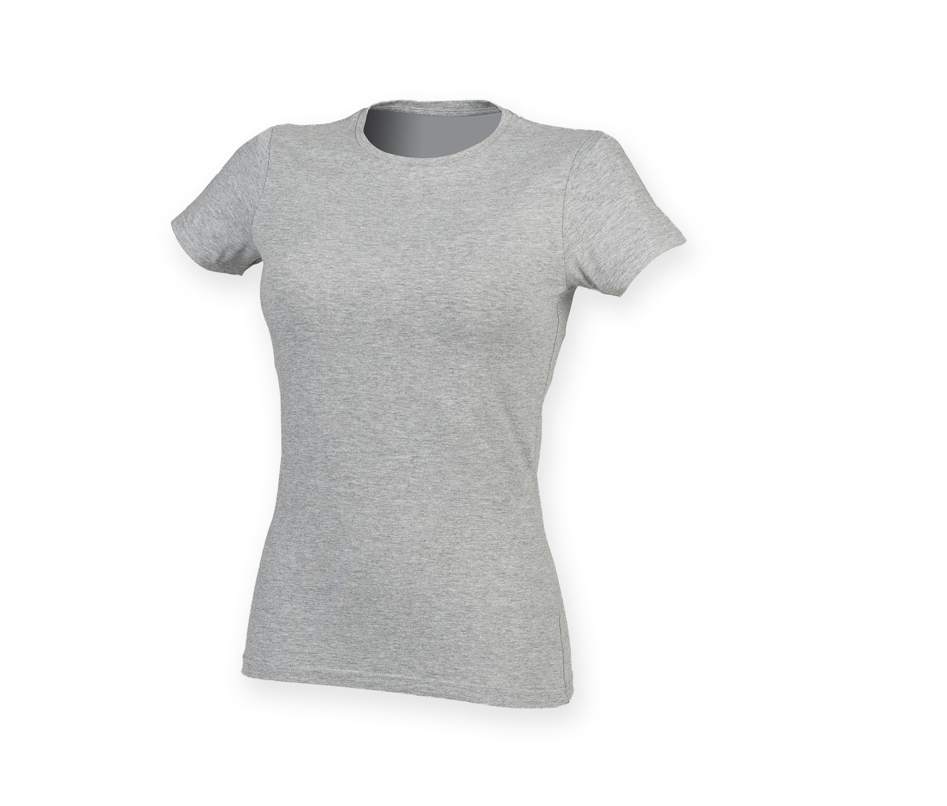 Tee-Shirt Stretch Femme - Heather Grey