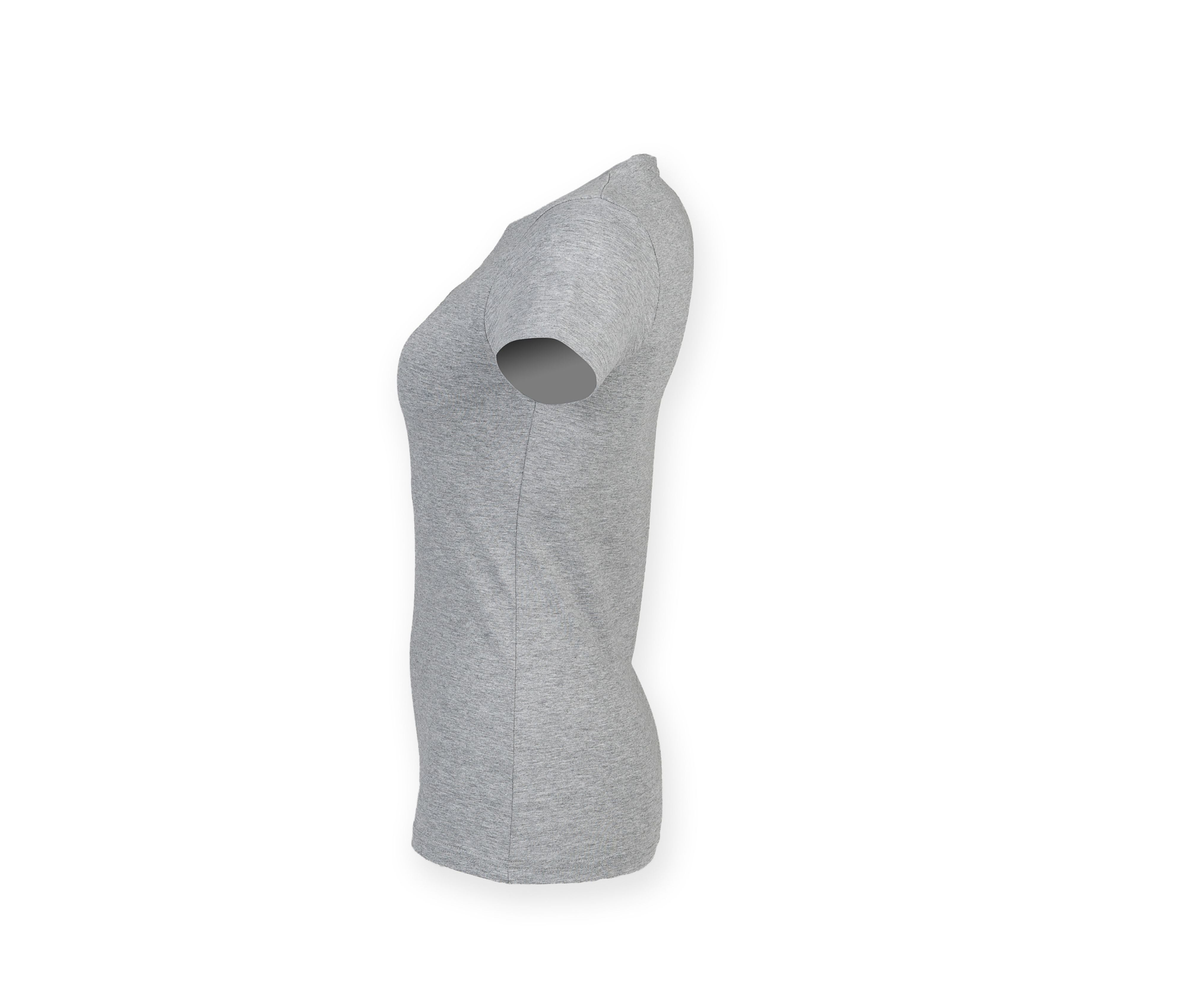 Tee-Shirt Stretch Femme - Heather Grey