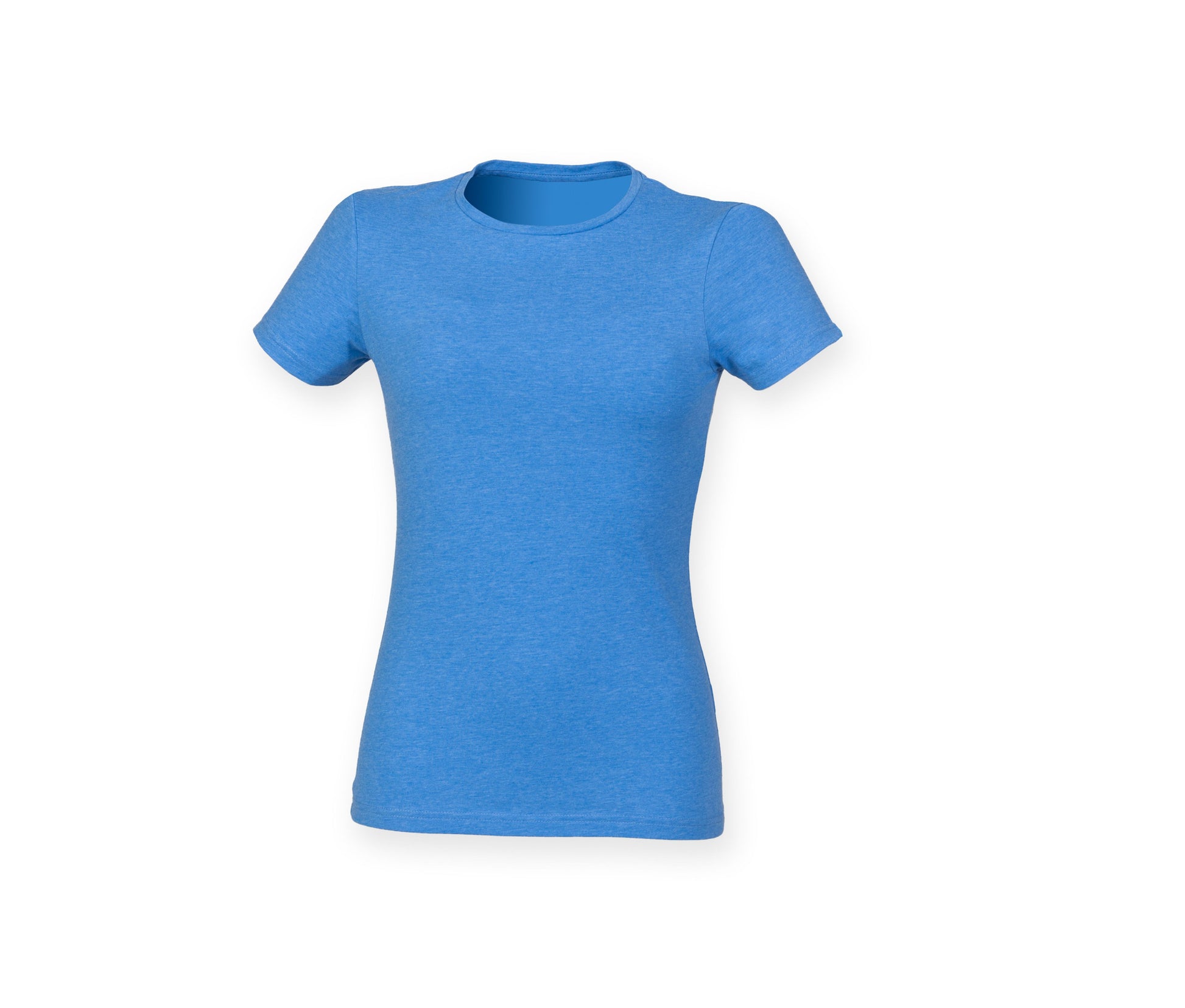 Tee-Shirt Stretch Femme - Heather Blue