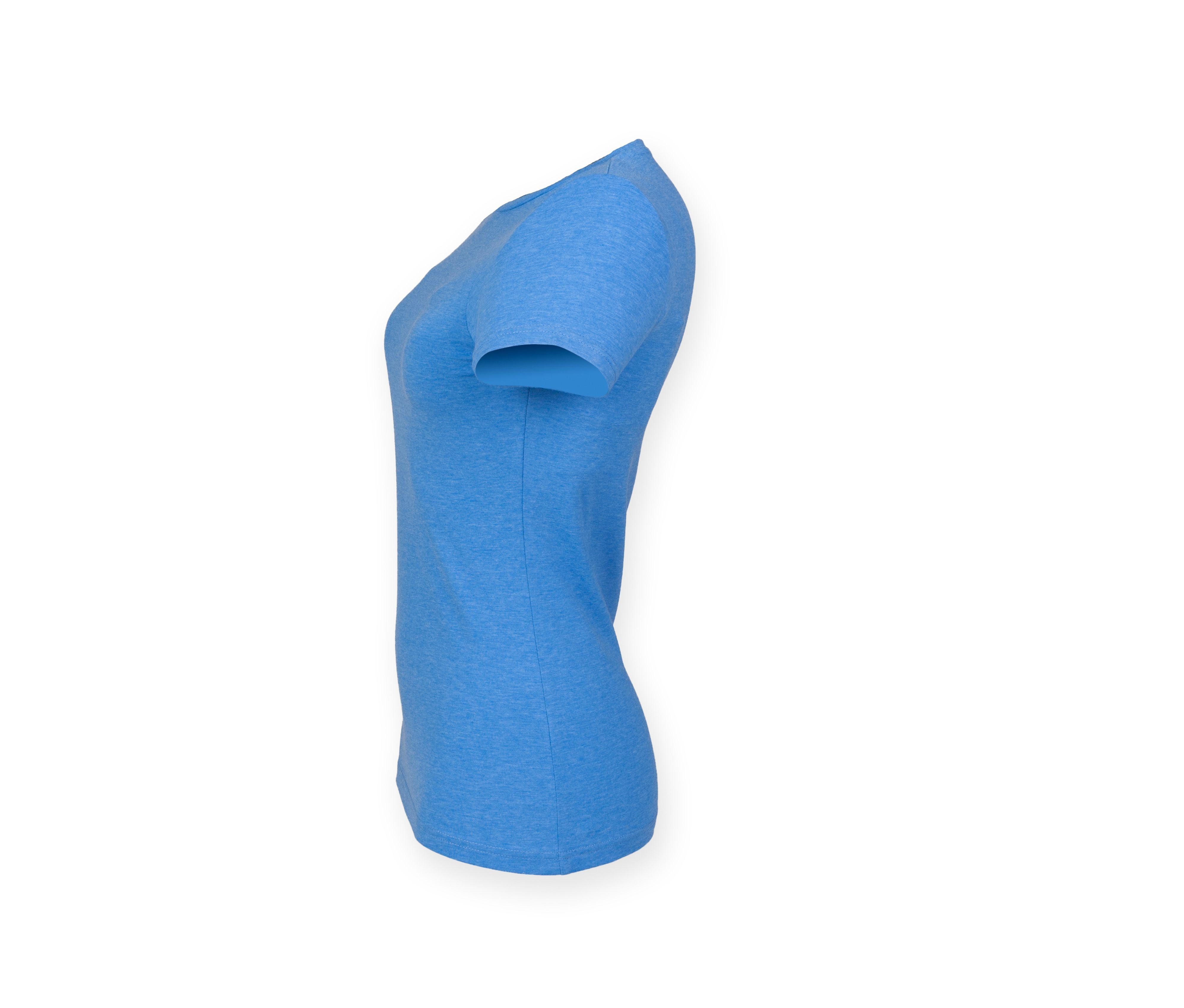 Tee-Shirt Stretch Femme - Heather Blue