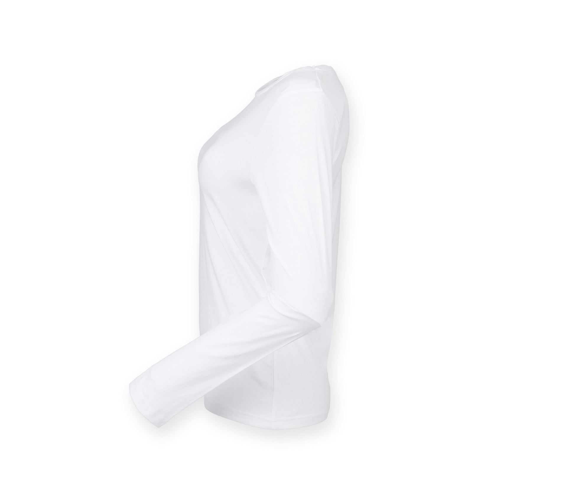 Tee-Shirt Stretch Femme Manches Longues - White