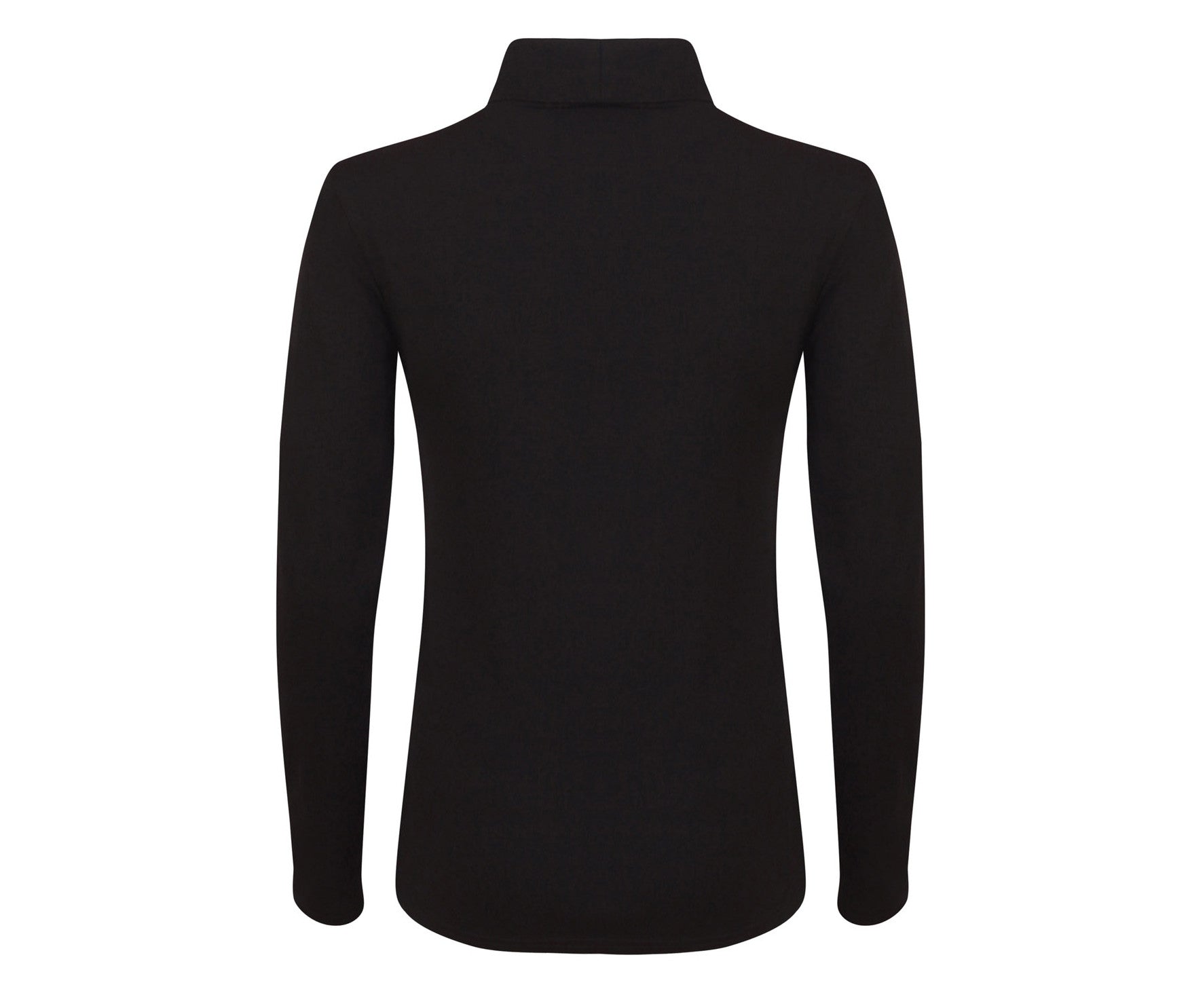 Tee-Shirt Col Roulé Femme - Black