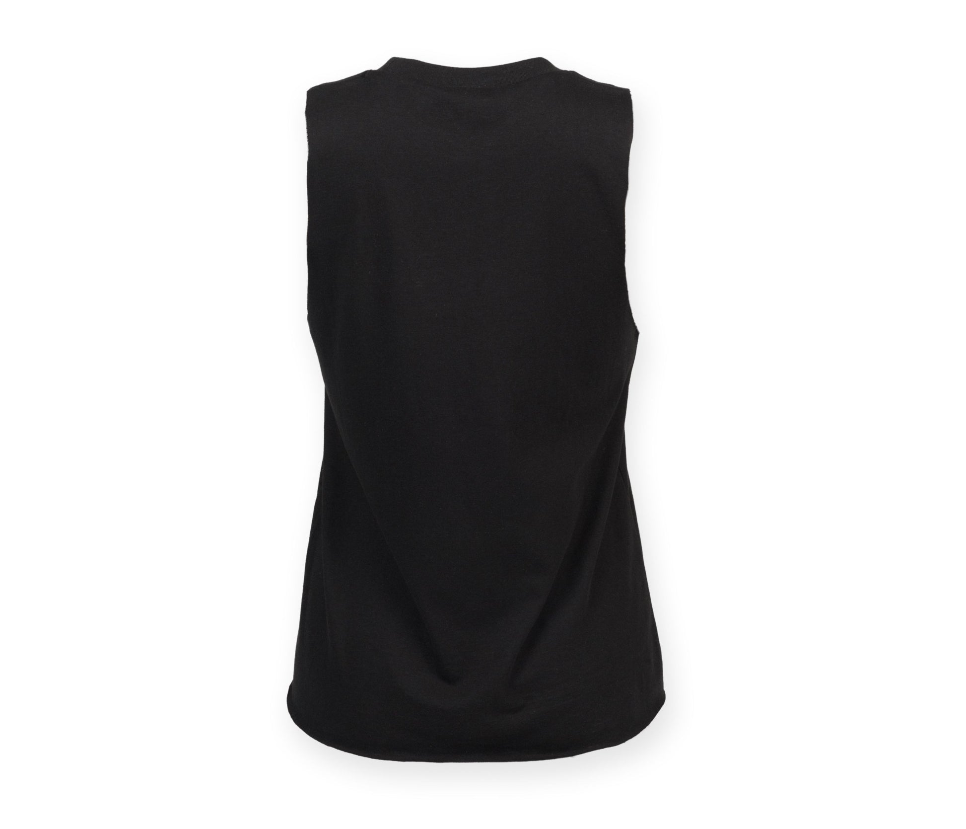 Débardeur Femme Emmanchures Échancrées - Black