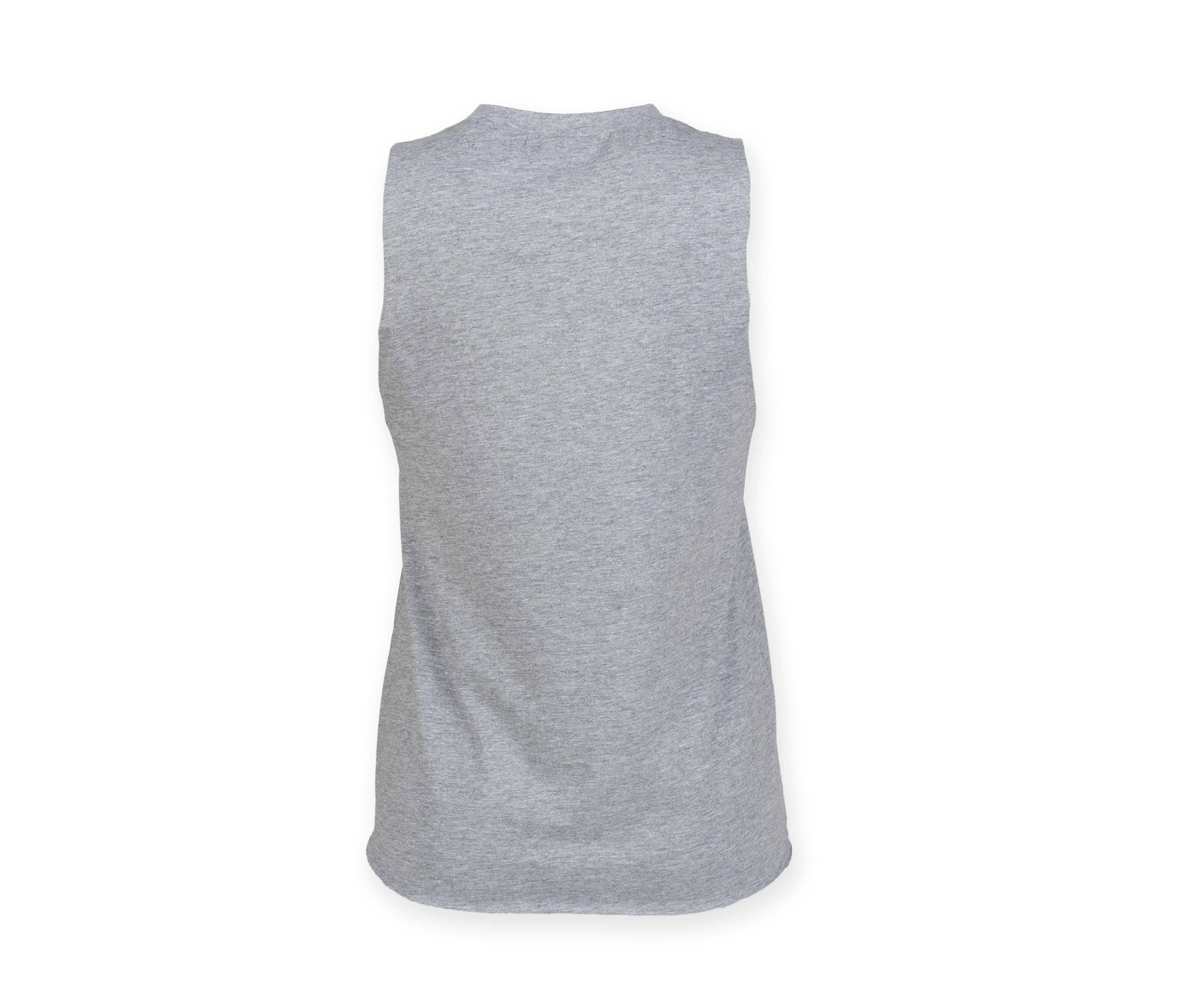 Débardeur Femme Emmanchures Échancrées - Heather Grey