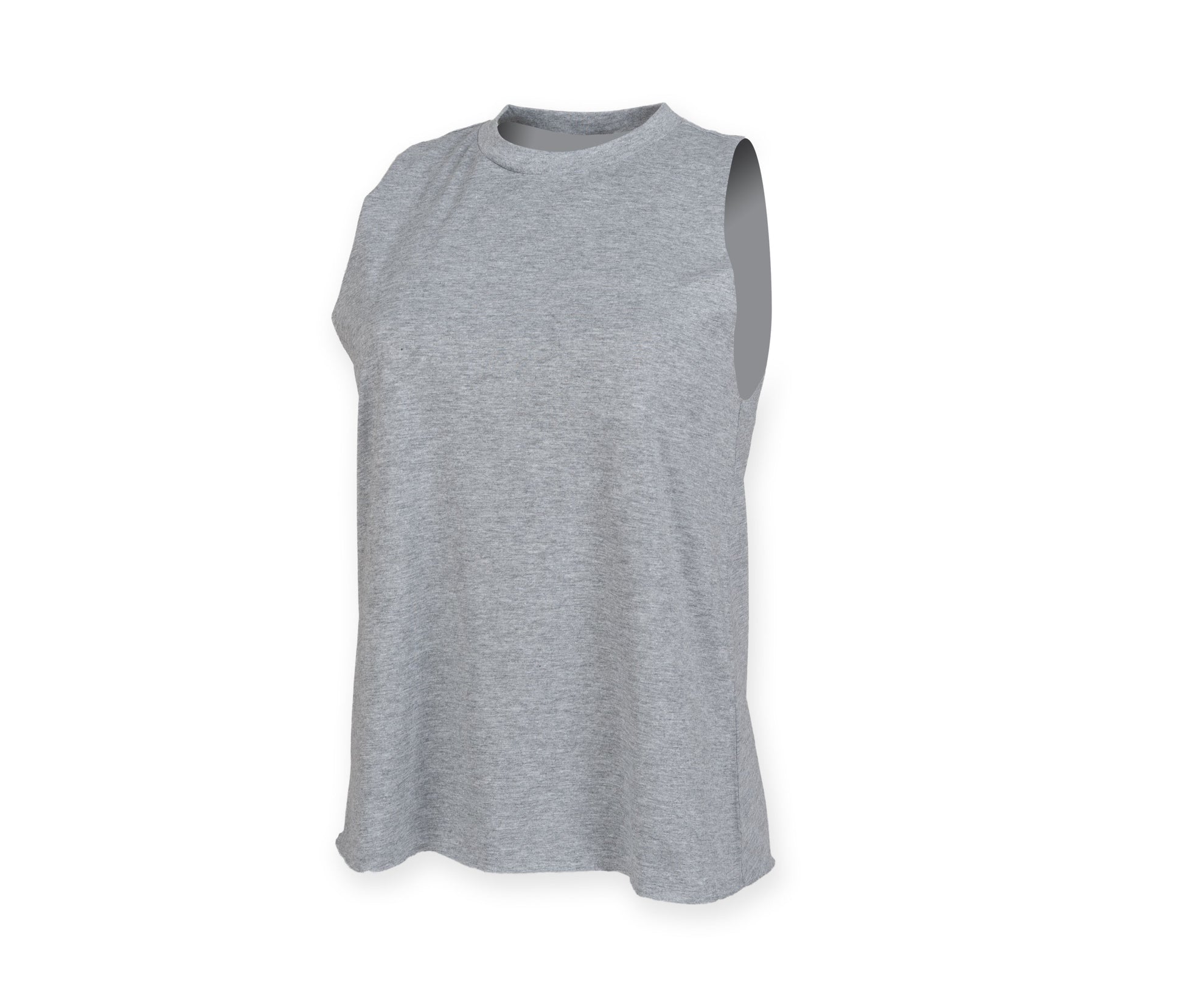 Débardeur Femme Emmanchures Échancrées - Heather Grey