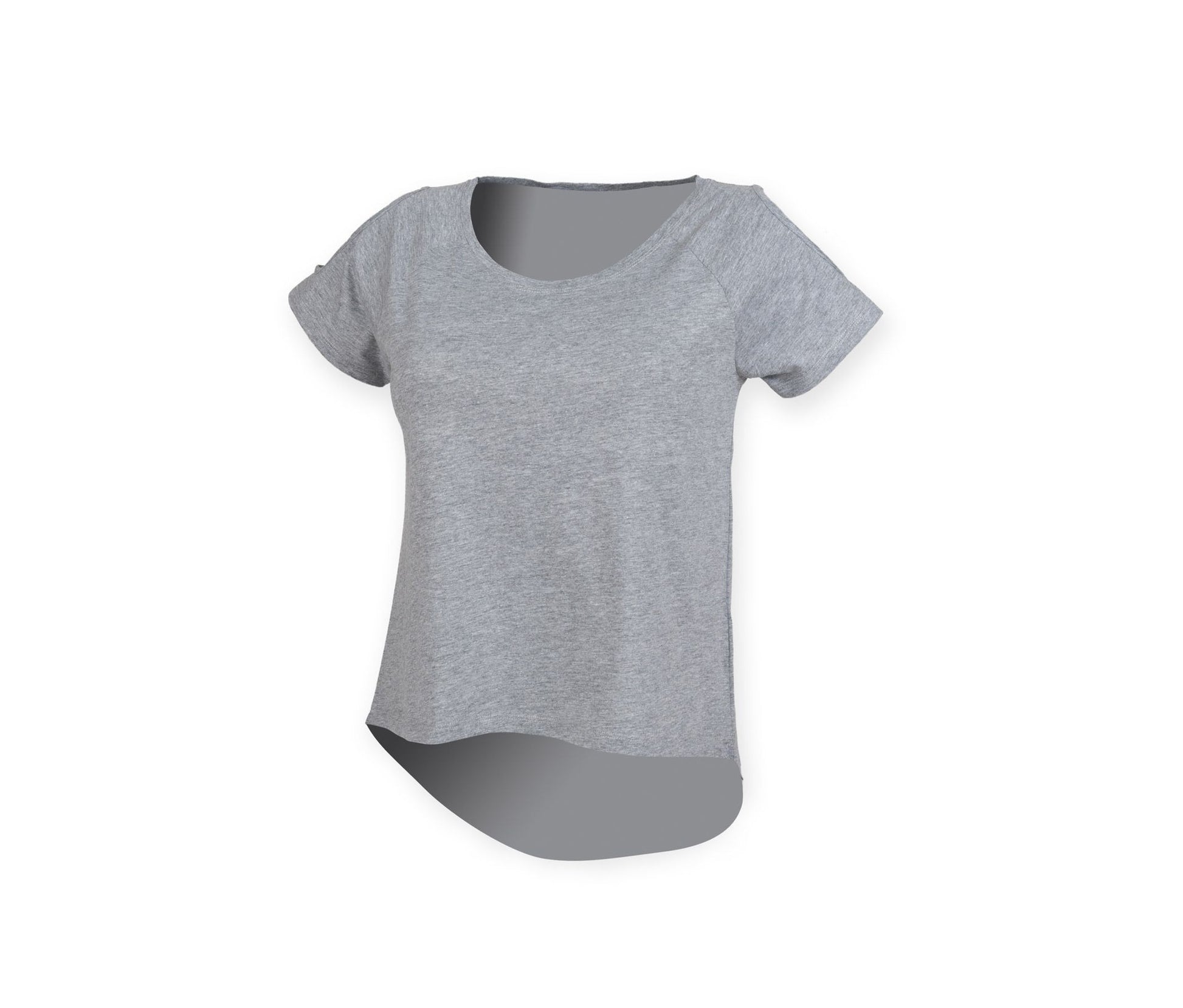 Tee-Shirt Dos Très Long - Heather Grey