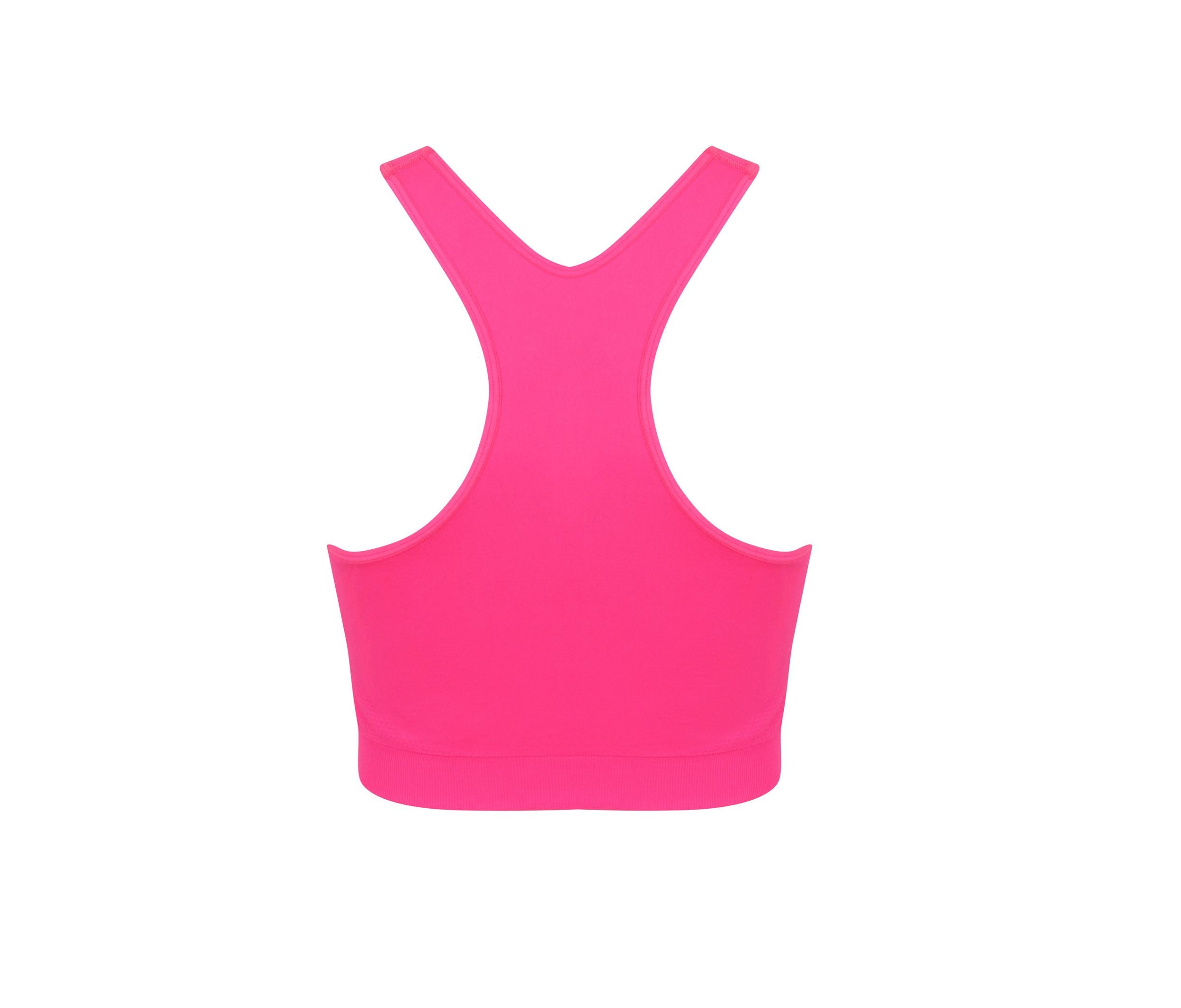 Tee-Shirt Court de Sport Femme - Neon Pink