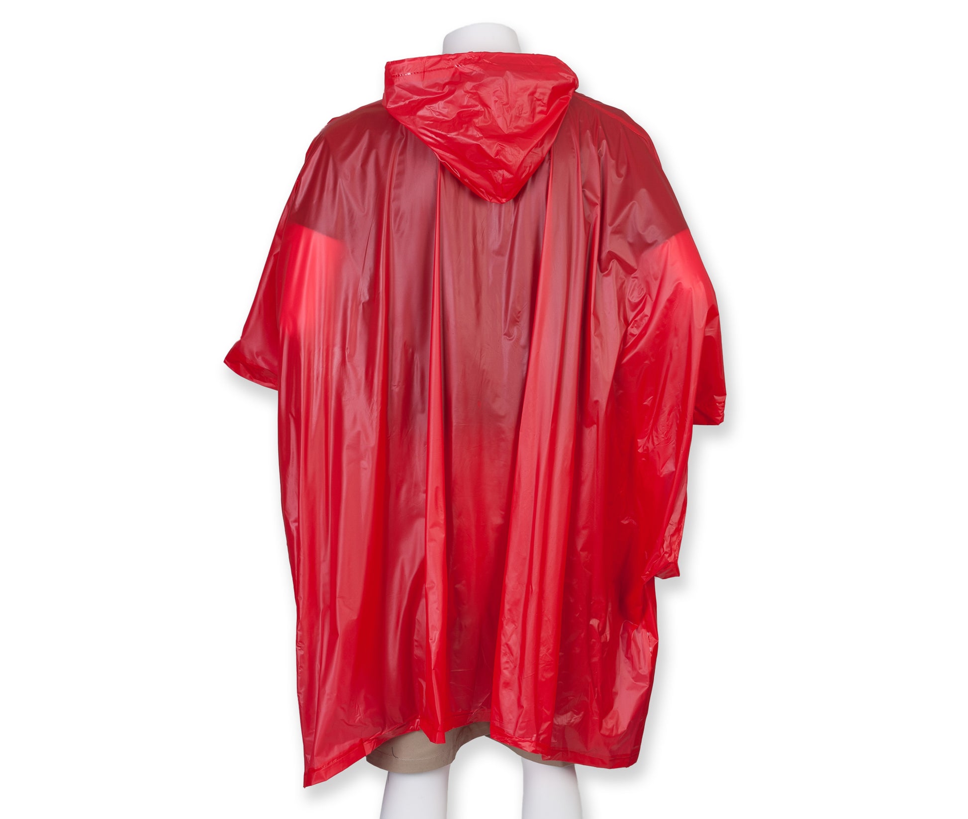 Poncho Pvc - Red