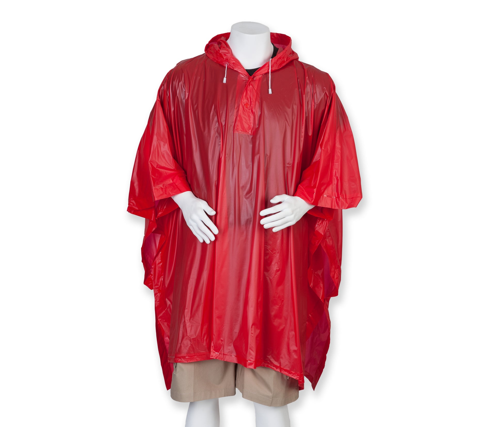 Poncho Pvc - Red