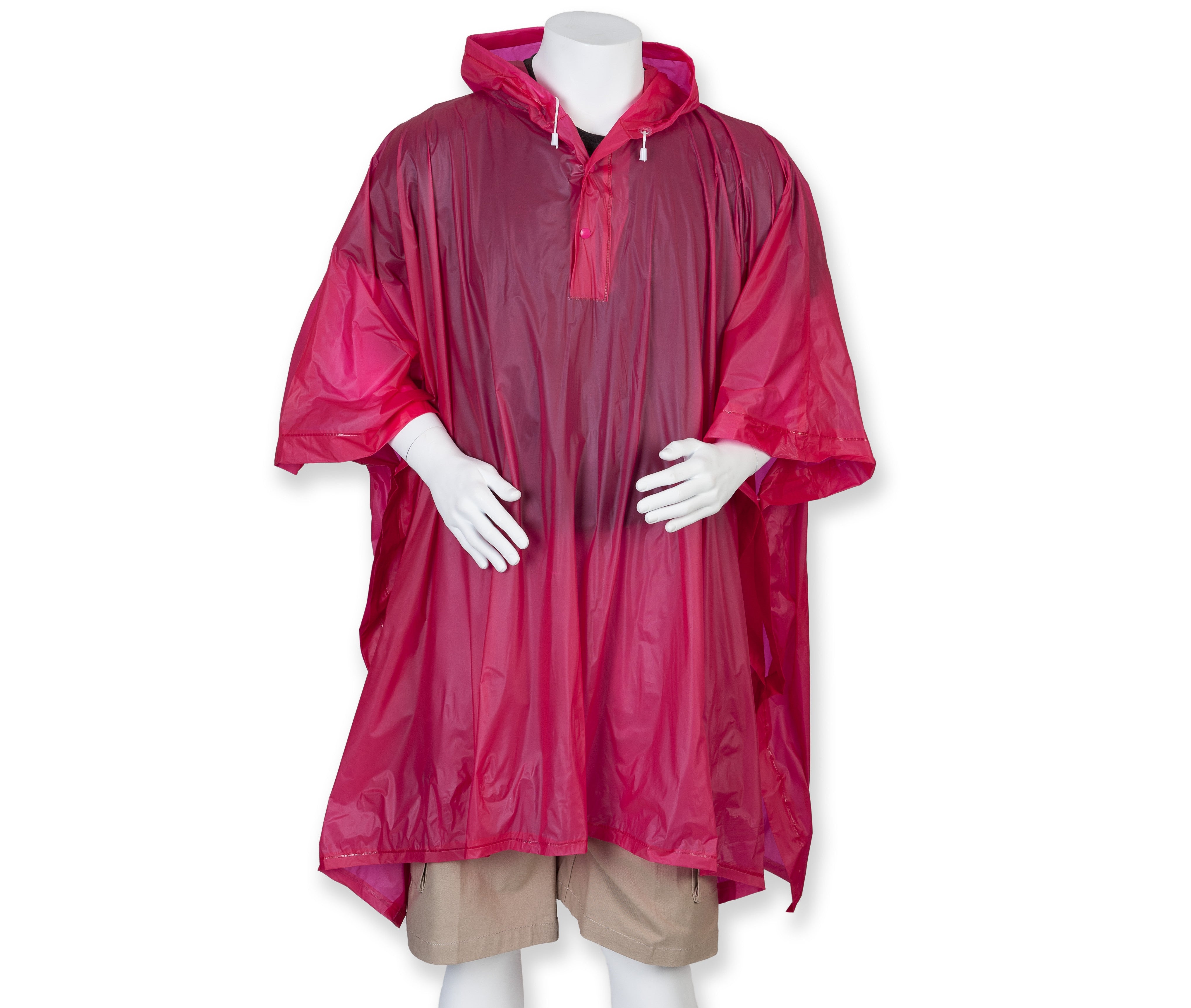 Poncho Pvc - Fuchsia