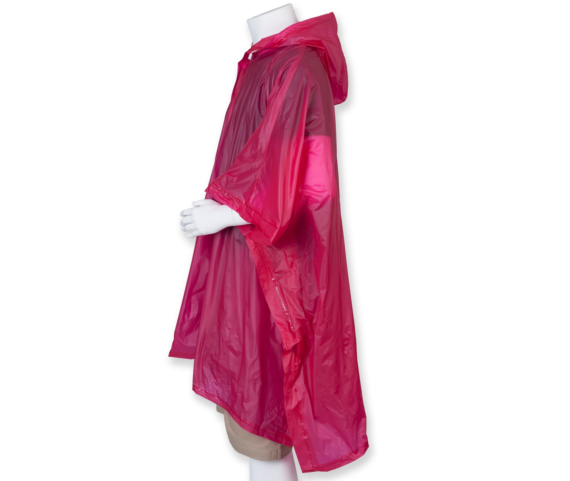 Poncho Pvc - Fuchsia