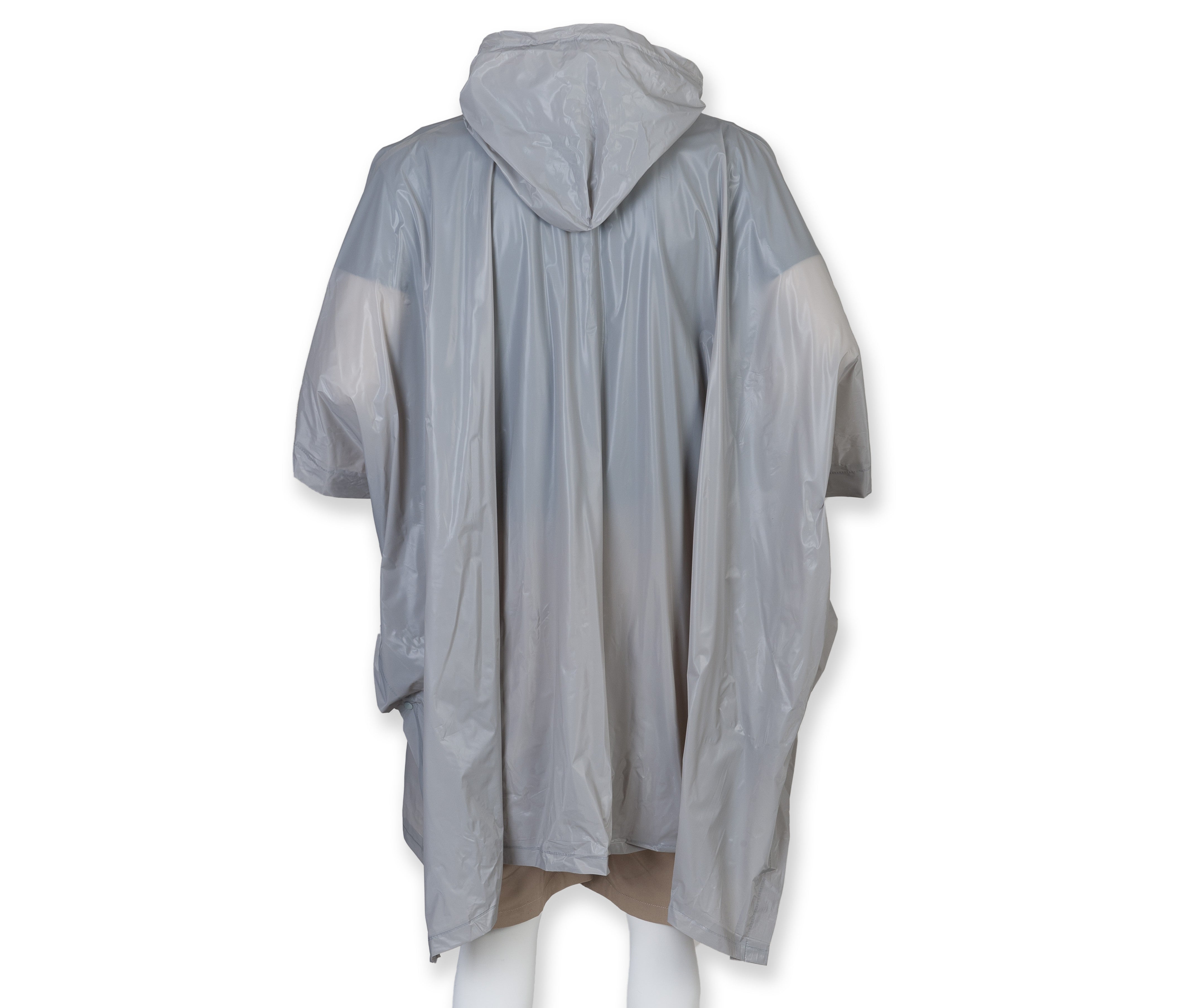 Poncho Pvc - Silver