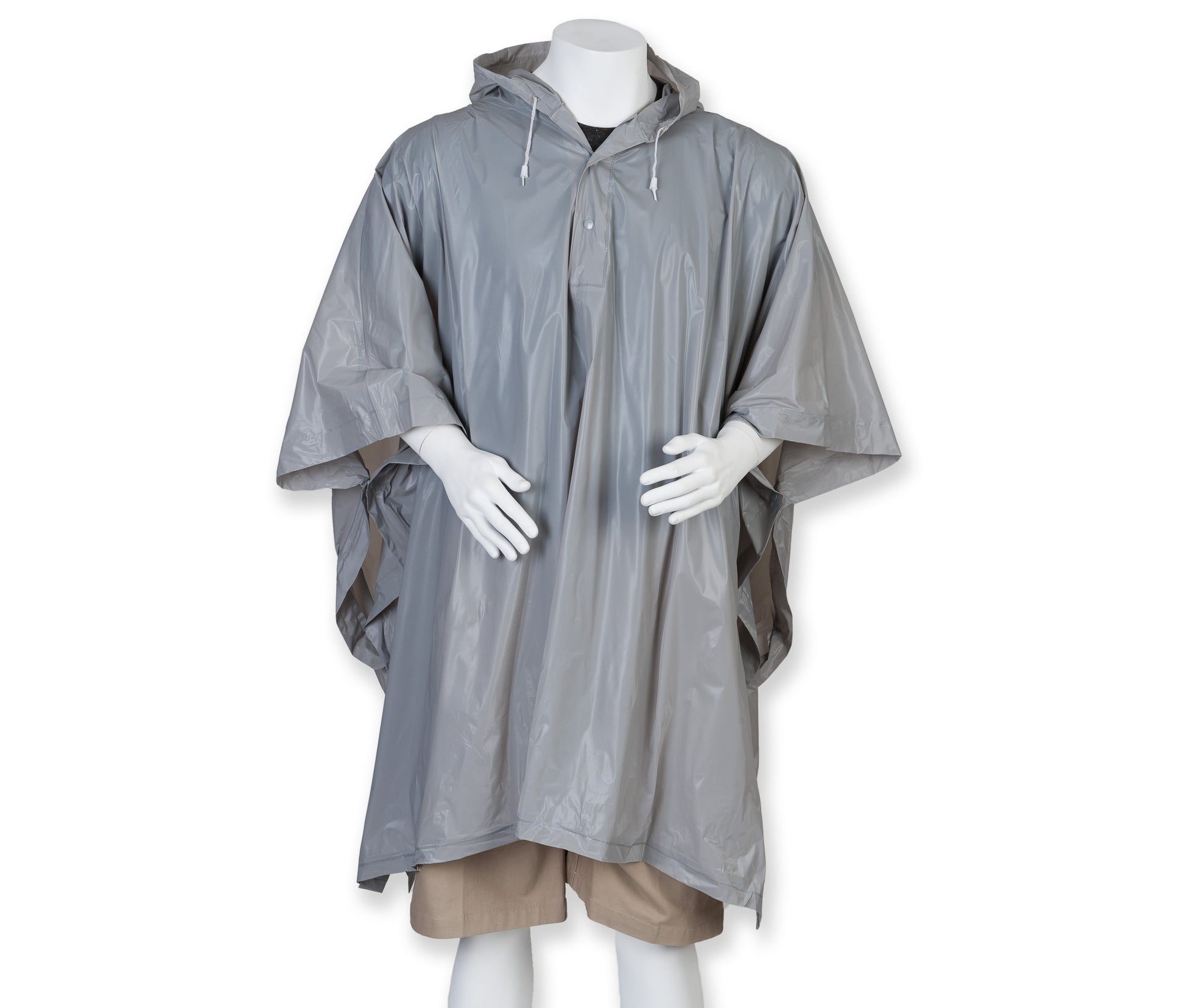 Poncho Pvc - Silver