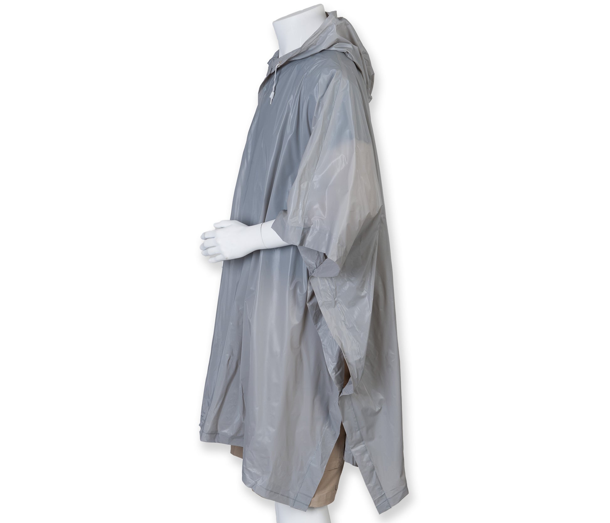 Poncho Pvc - Silver