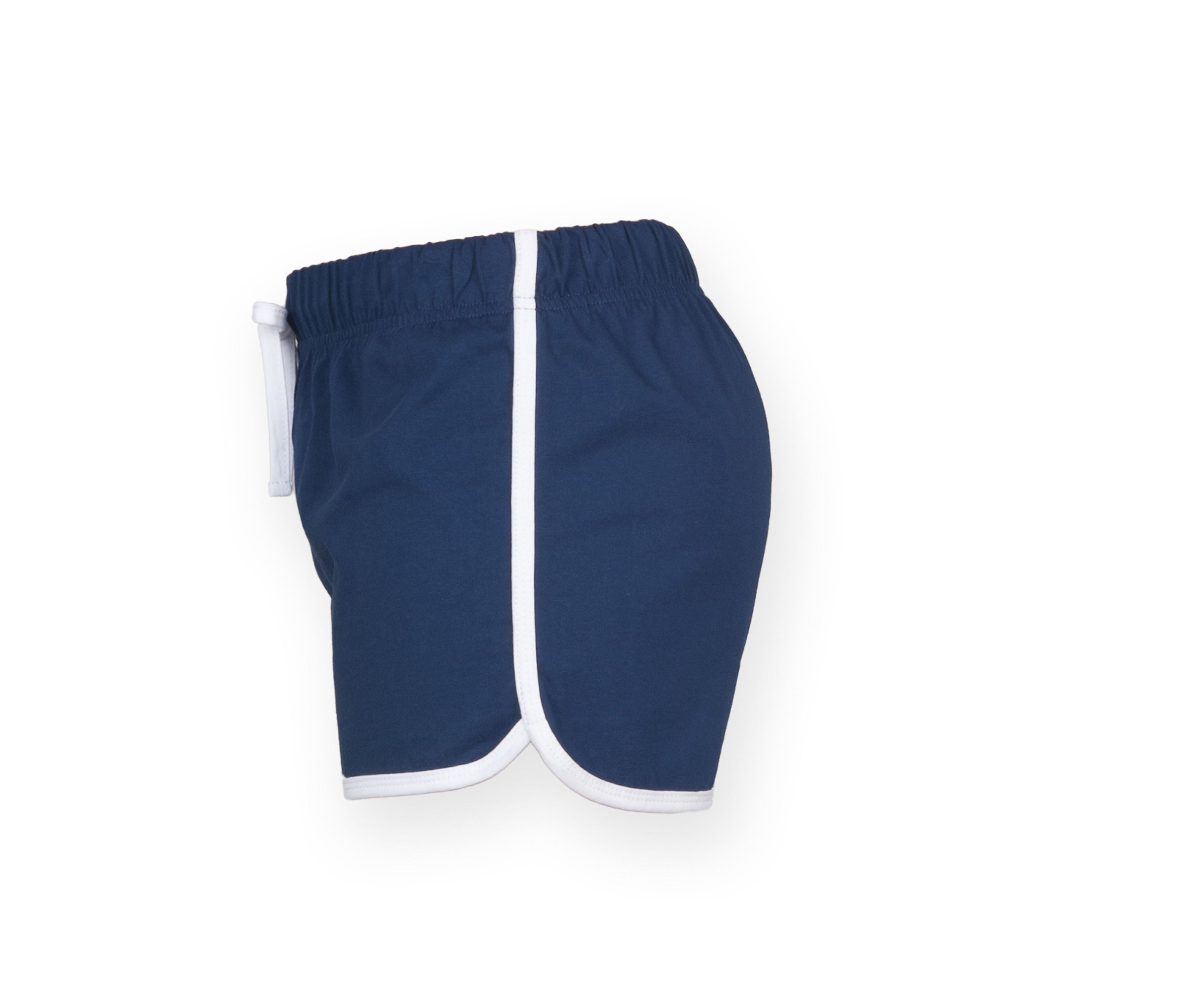 Short Rétro Enfant - Navy/white