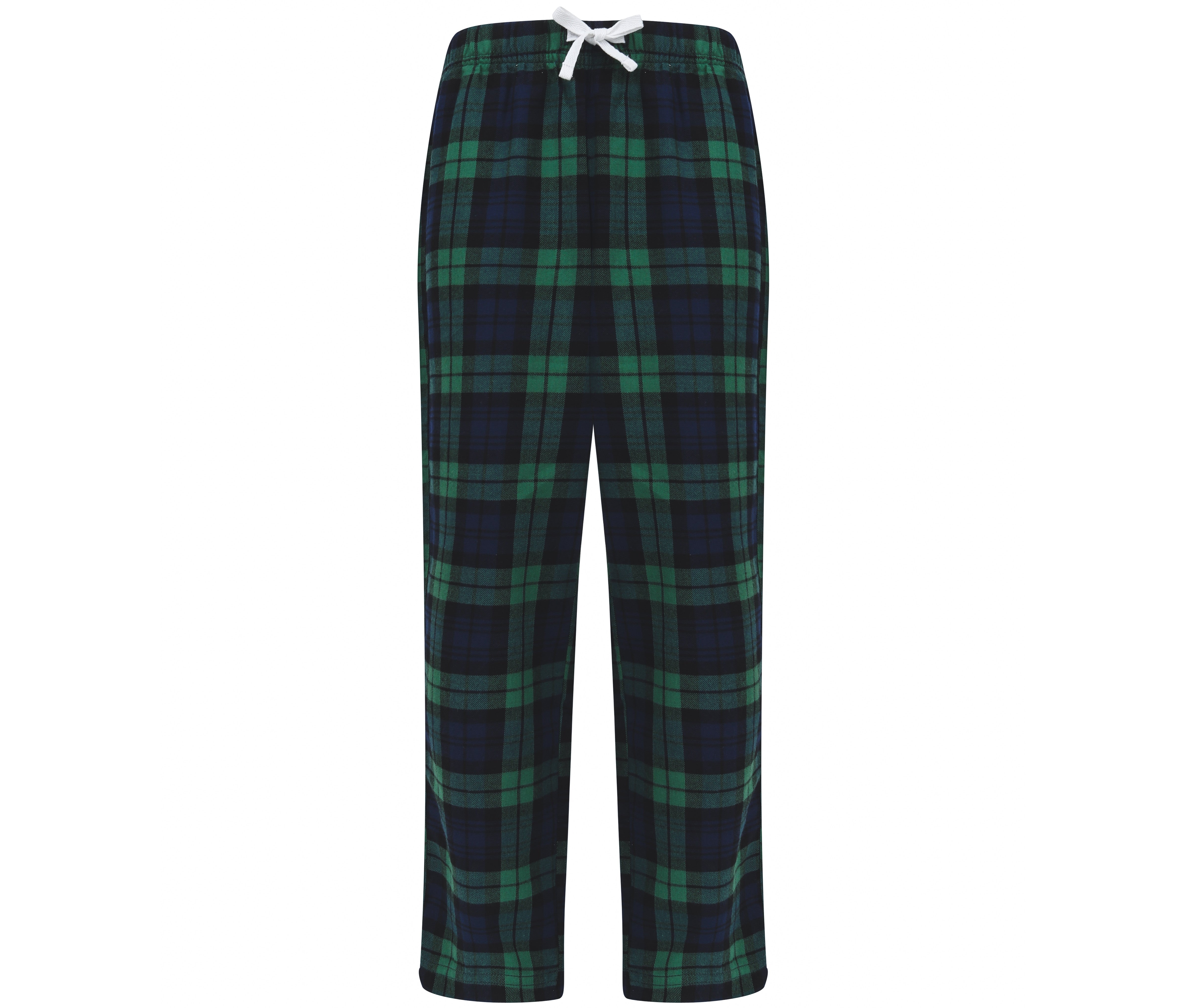 Pantalon de Pyjama Enfant - Navy/green Check