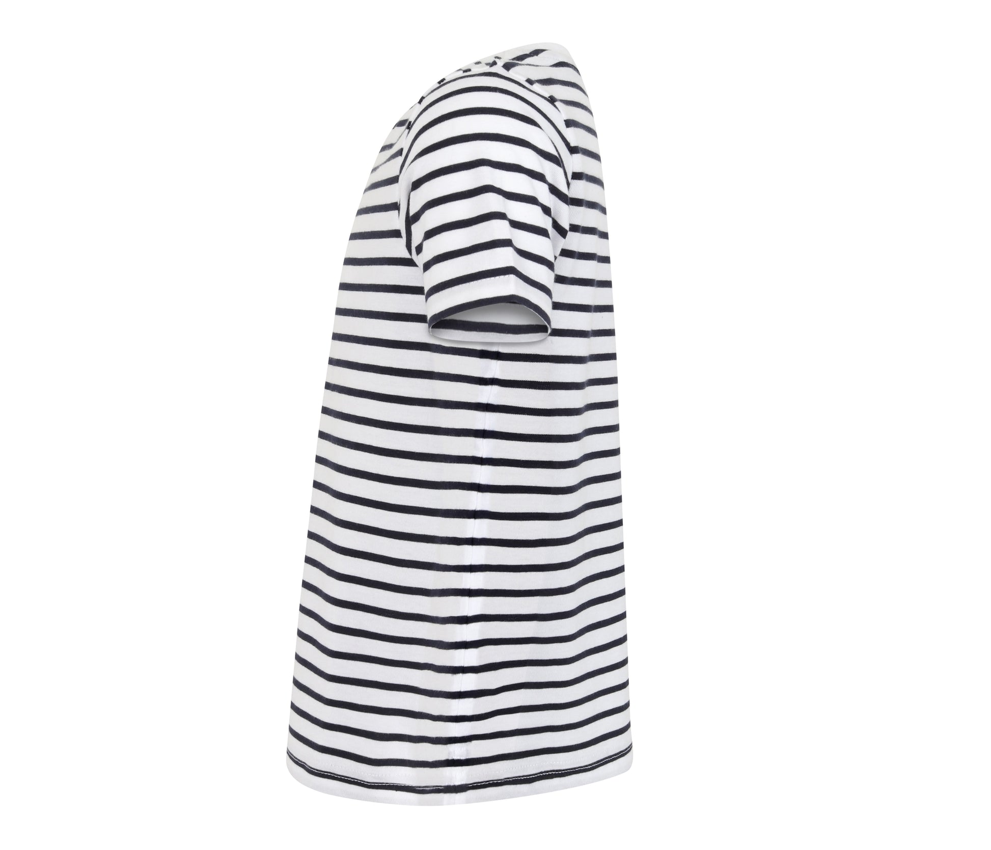 Tee-Shirt Marinière Enfant - White/oxford Navy