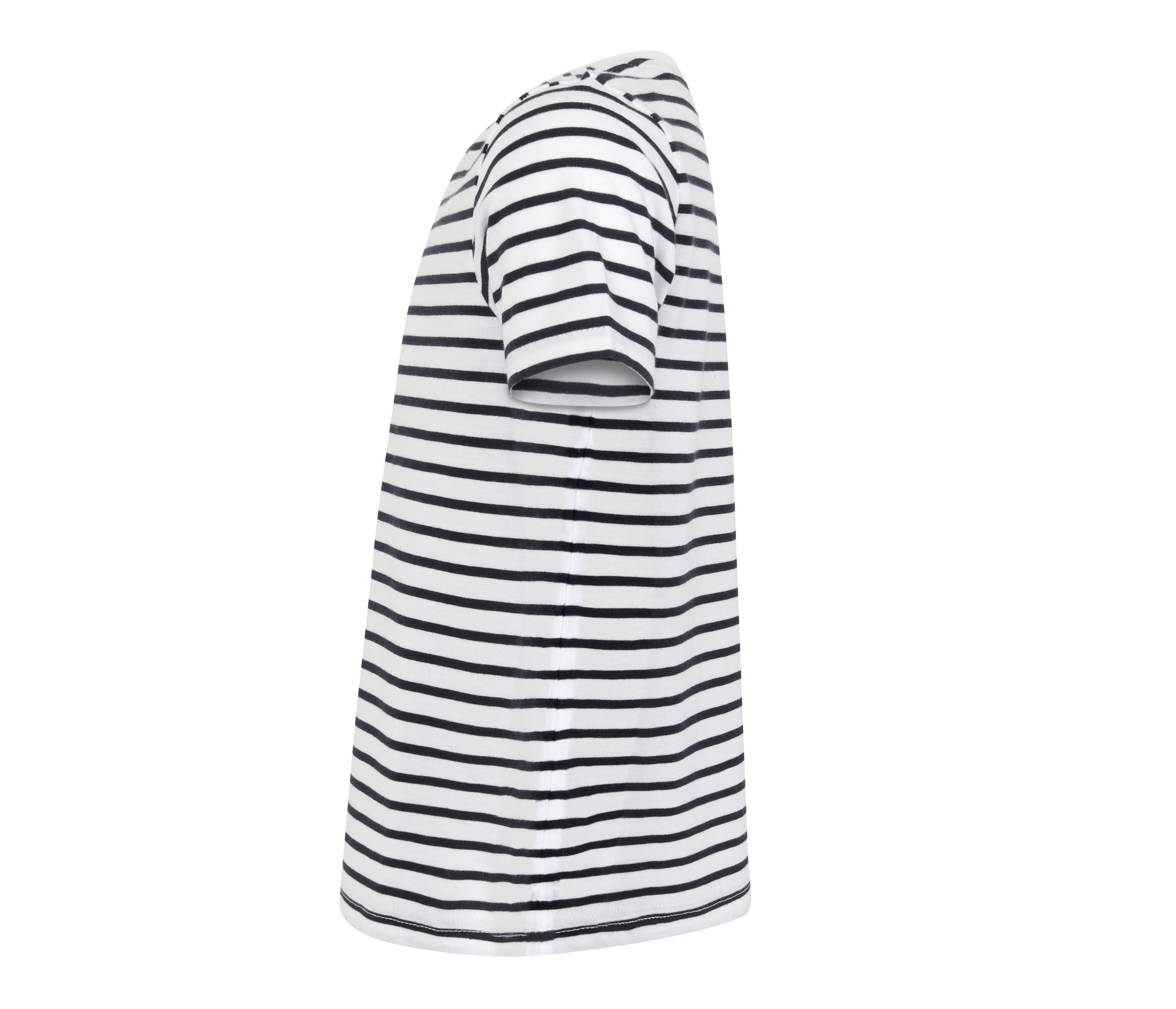 Tee-Shirt Marinière Enfant - White/oxford Navy