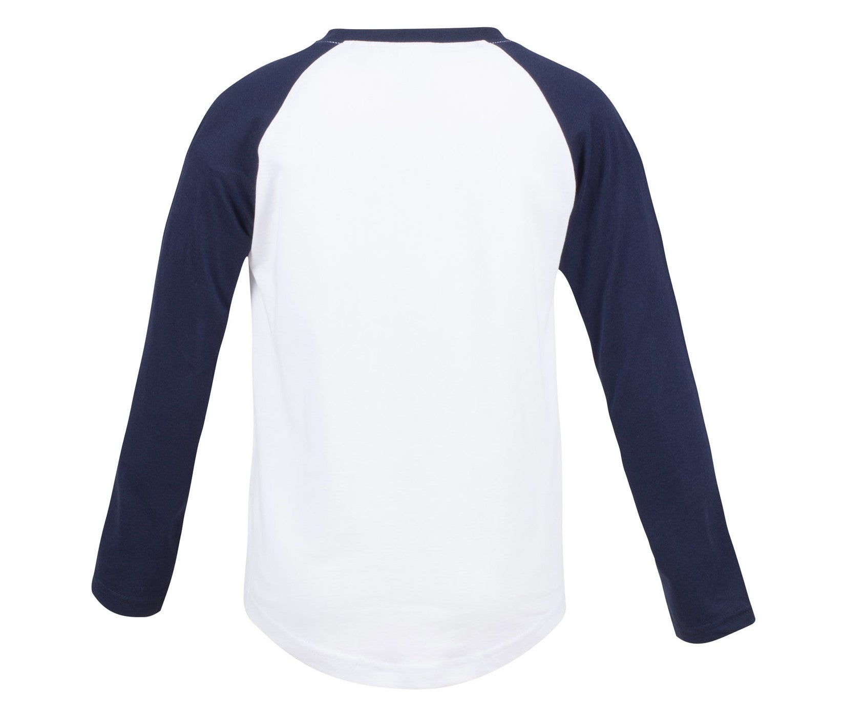 Tee-Shirt Baseball Manches Longues Enfant - White/oxford Navy
