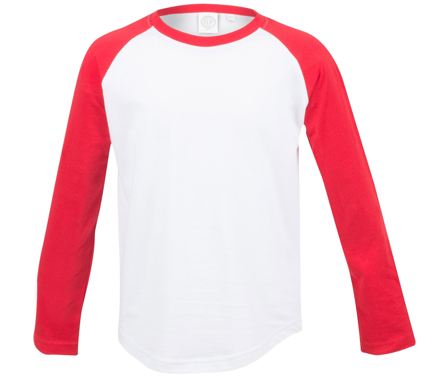 Tee-Shirt Baseball Manches Longues Enfant - White/red