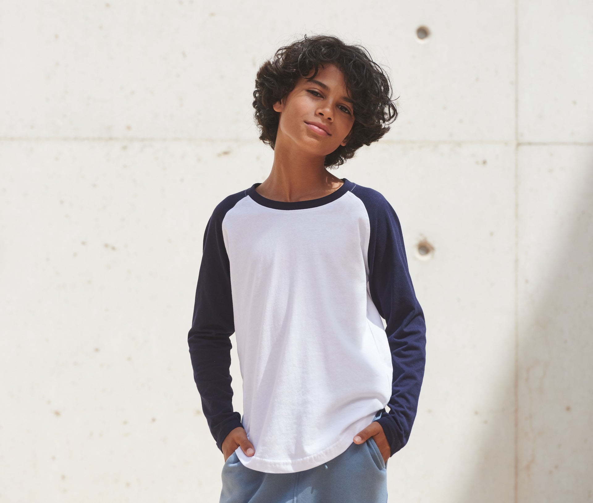 Tee-shirt baseball manches longues enfant