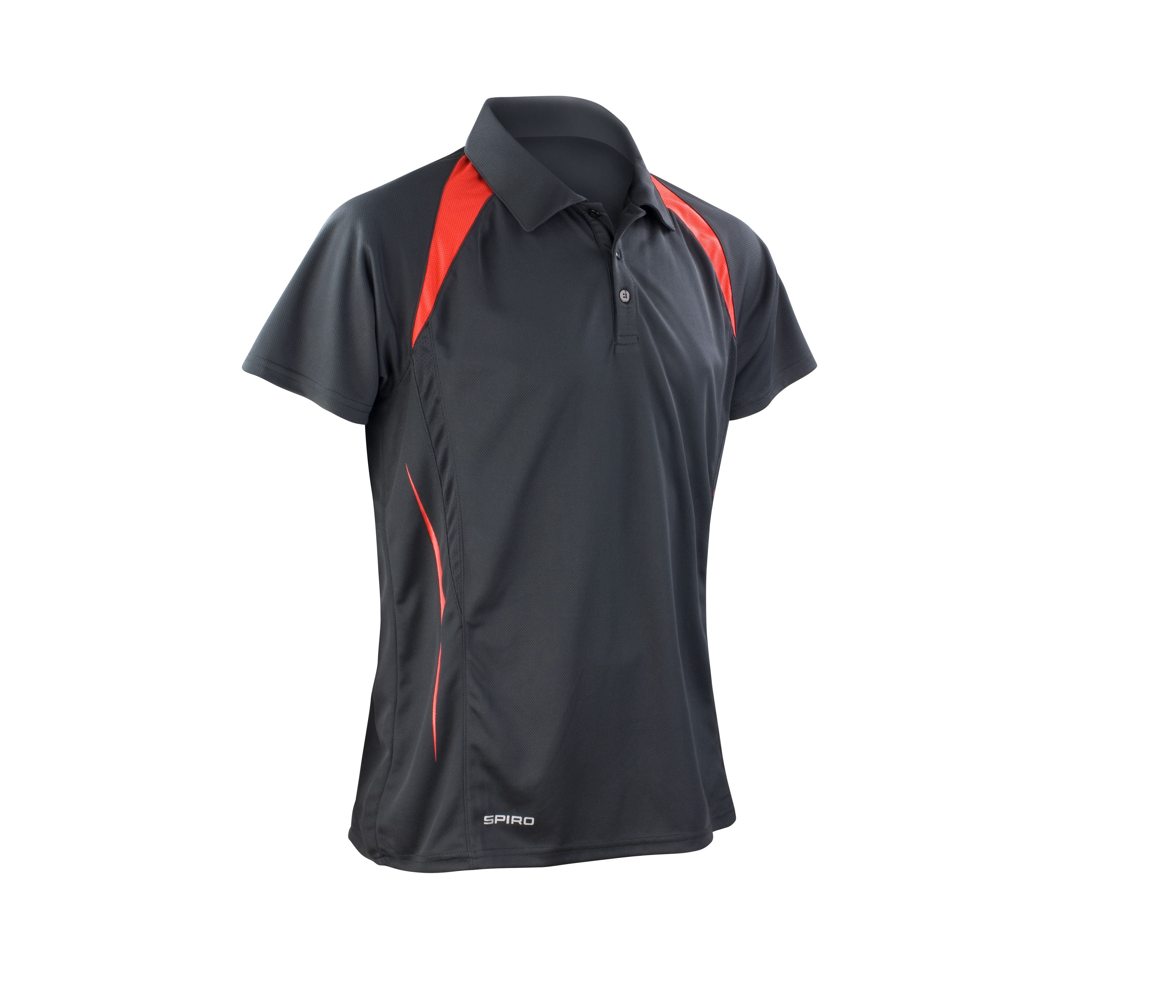 Polo de Sport Respirant - Black/red