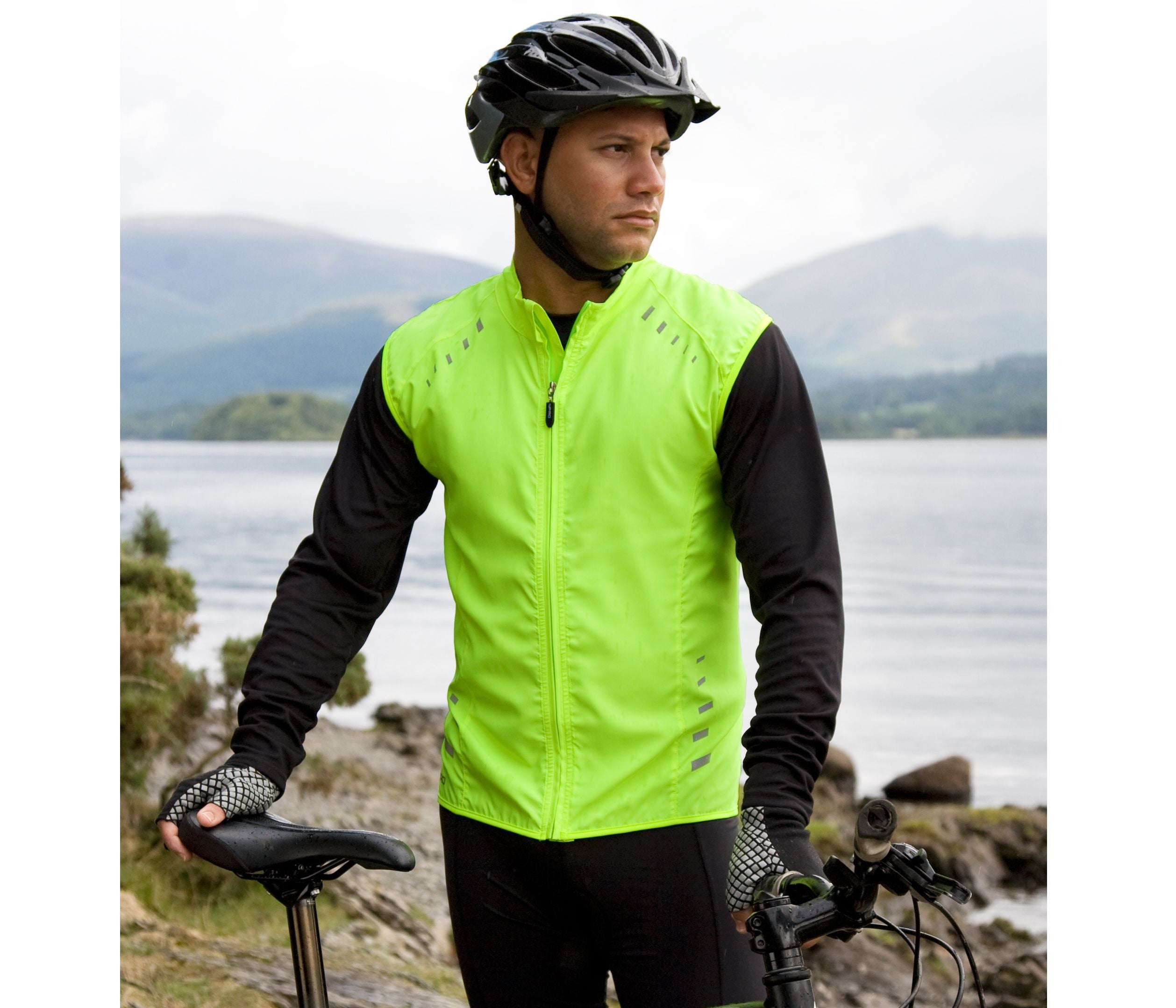 Veste de vélo sans manches unisexe