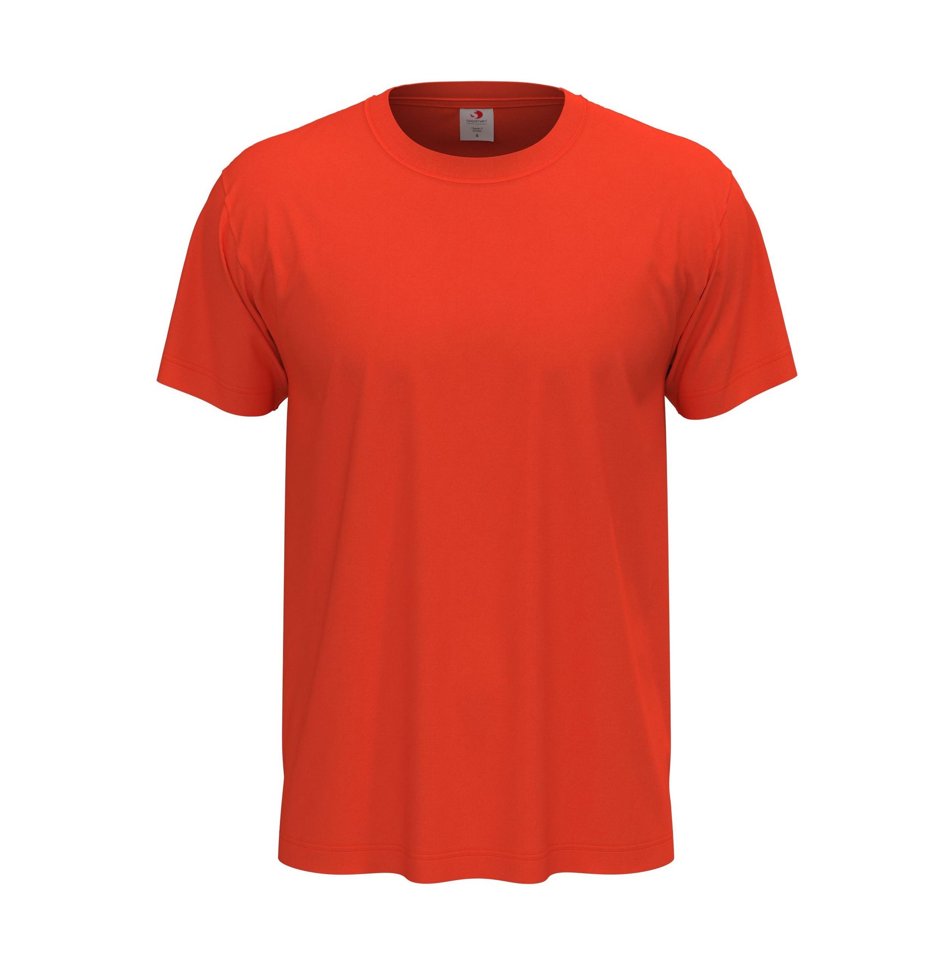 Tee-Shirt Unisexe Col Rond - Brilliant Orange
