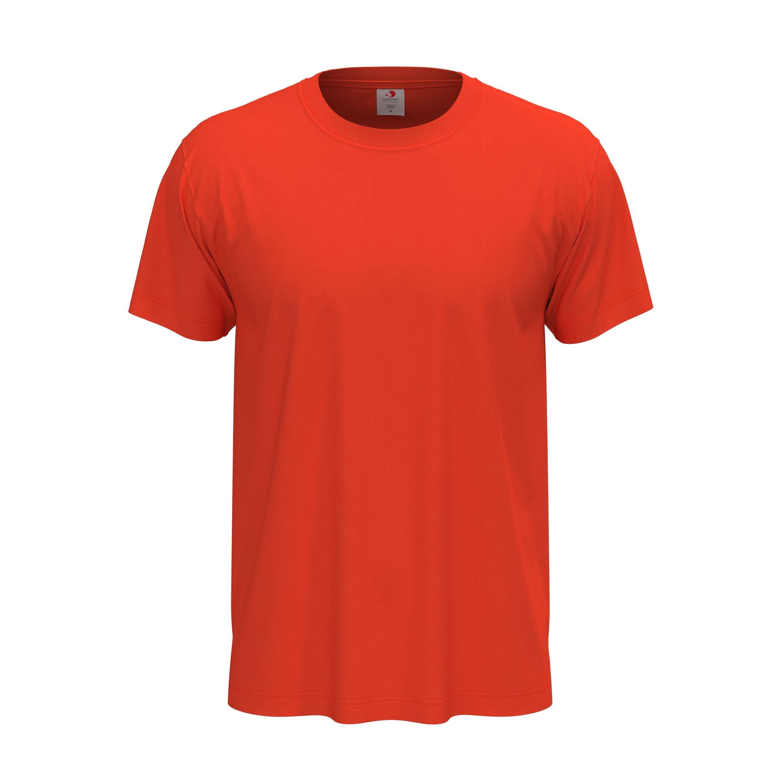 Tee-Shirt Unisexe Col Rond - Brilliant Orange