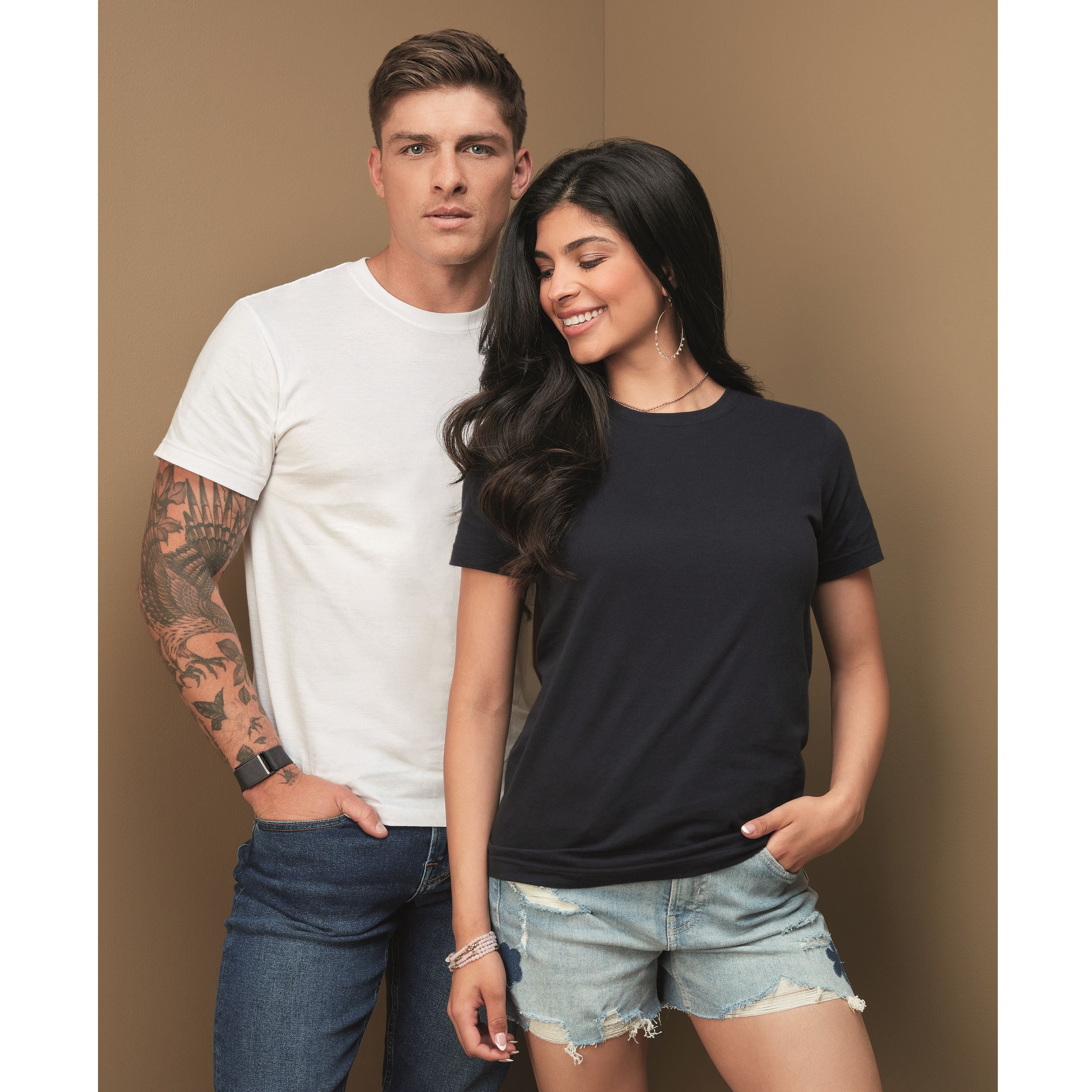 Tee-shirt unisexe col rond