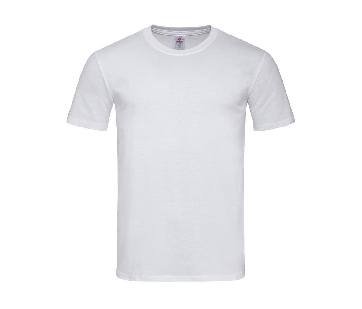 Tee-Shirt Col Rond Homme - White