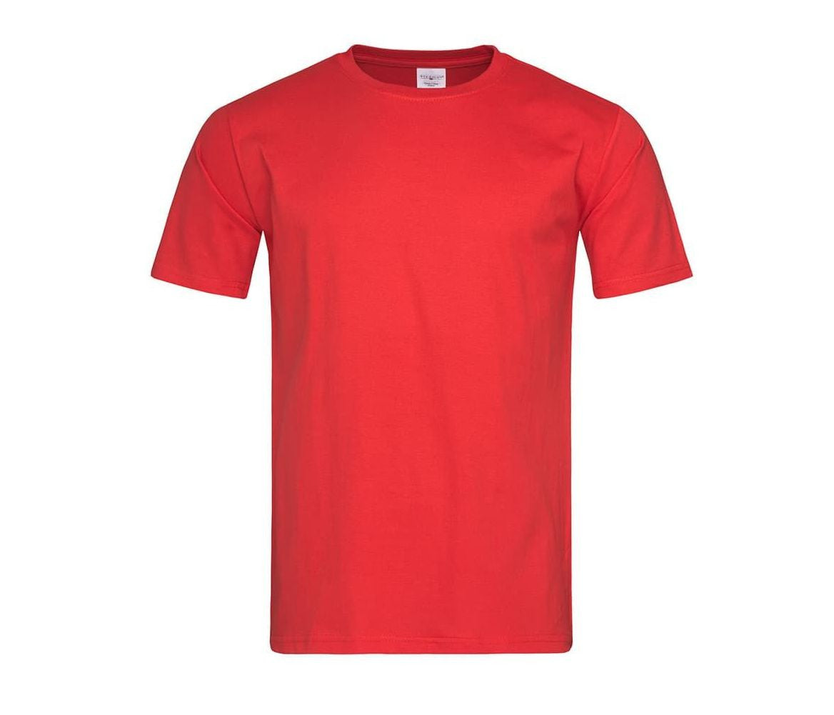 Tee-Shirt Col Rond Homme - Scarlet Red