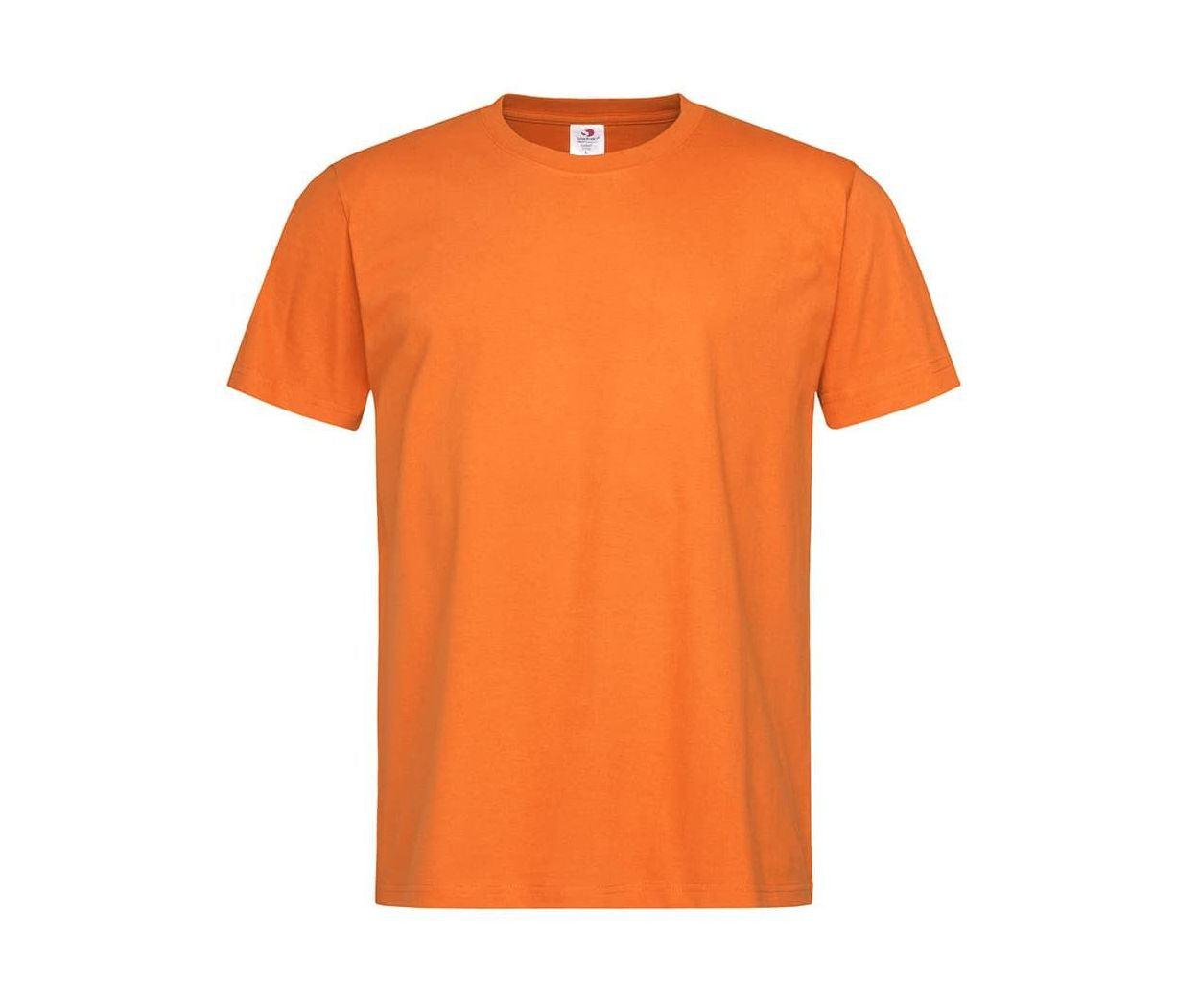Tee-Shirt Col Rond Homme - Orange