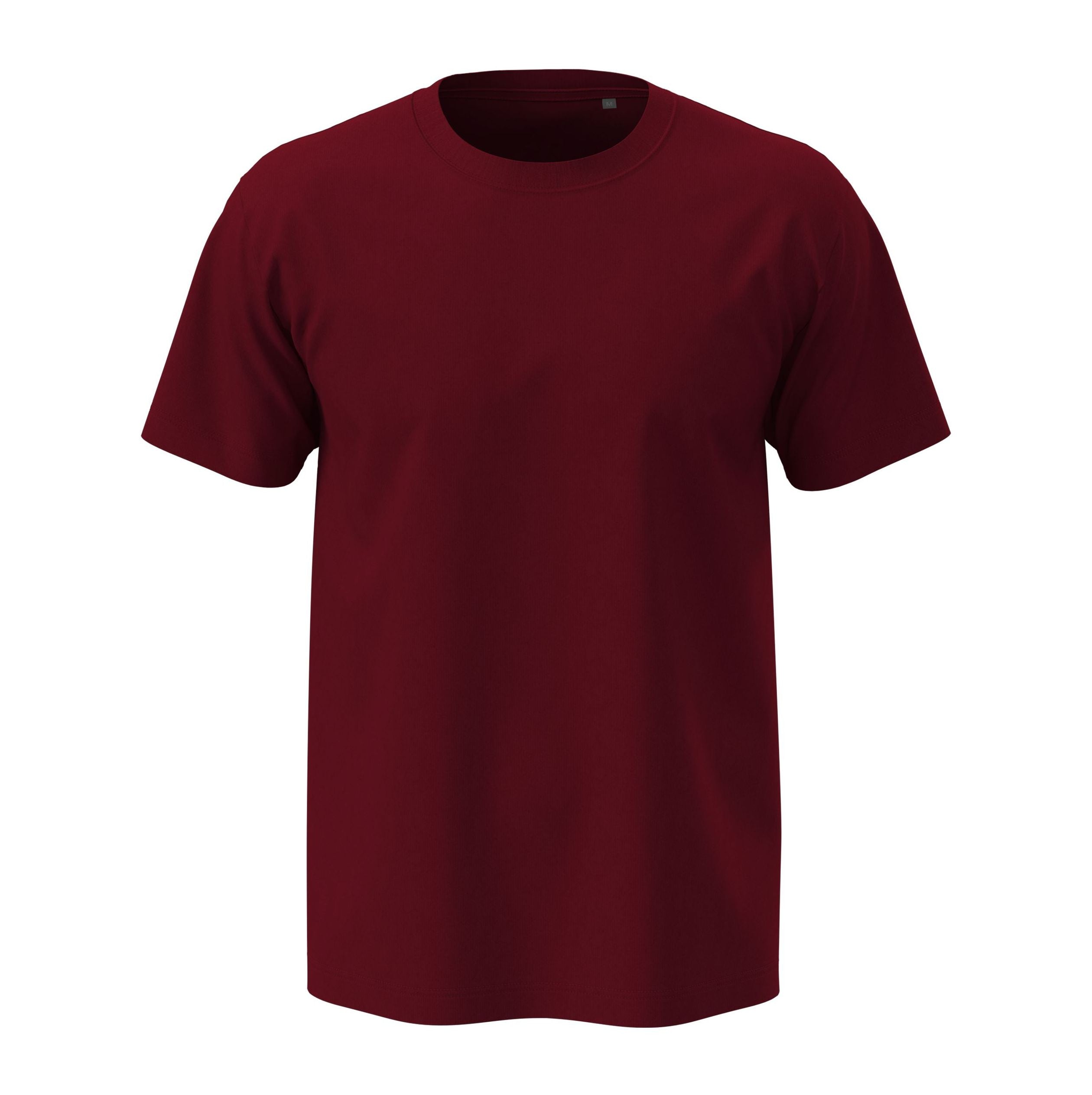 Tee-Shirt Col Rond Homme - Bordeaux