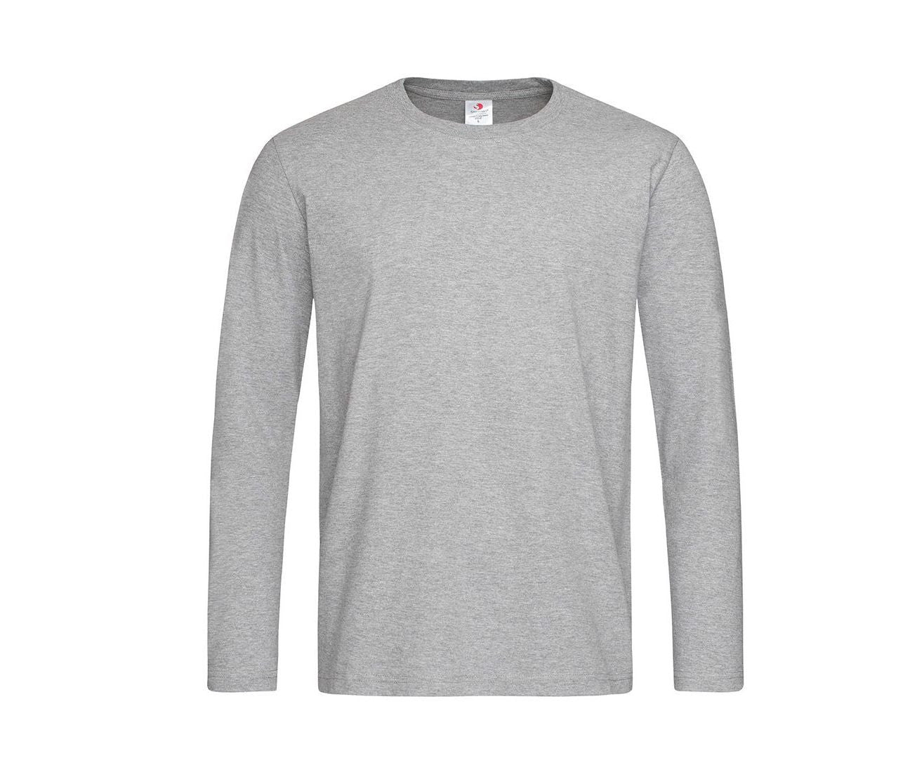 Tee-Shirt Manches Longues Homme - Grey Heather