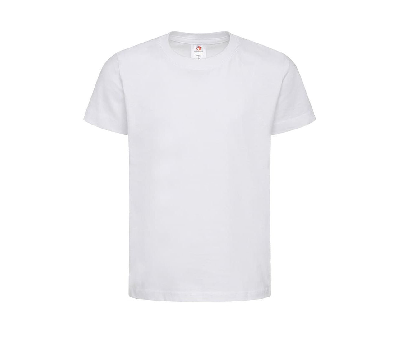 Tee-Shirt Col Rond Pour Enfants - White